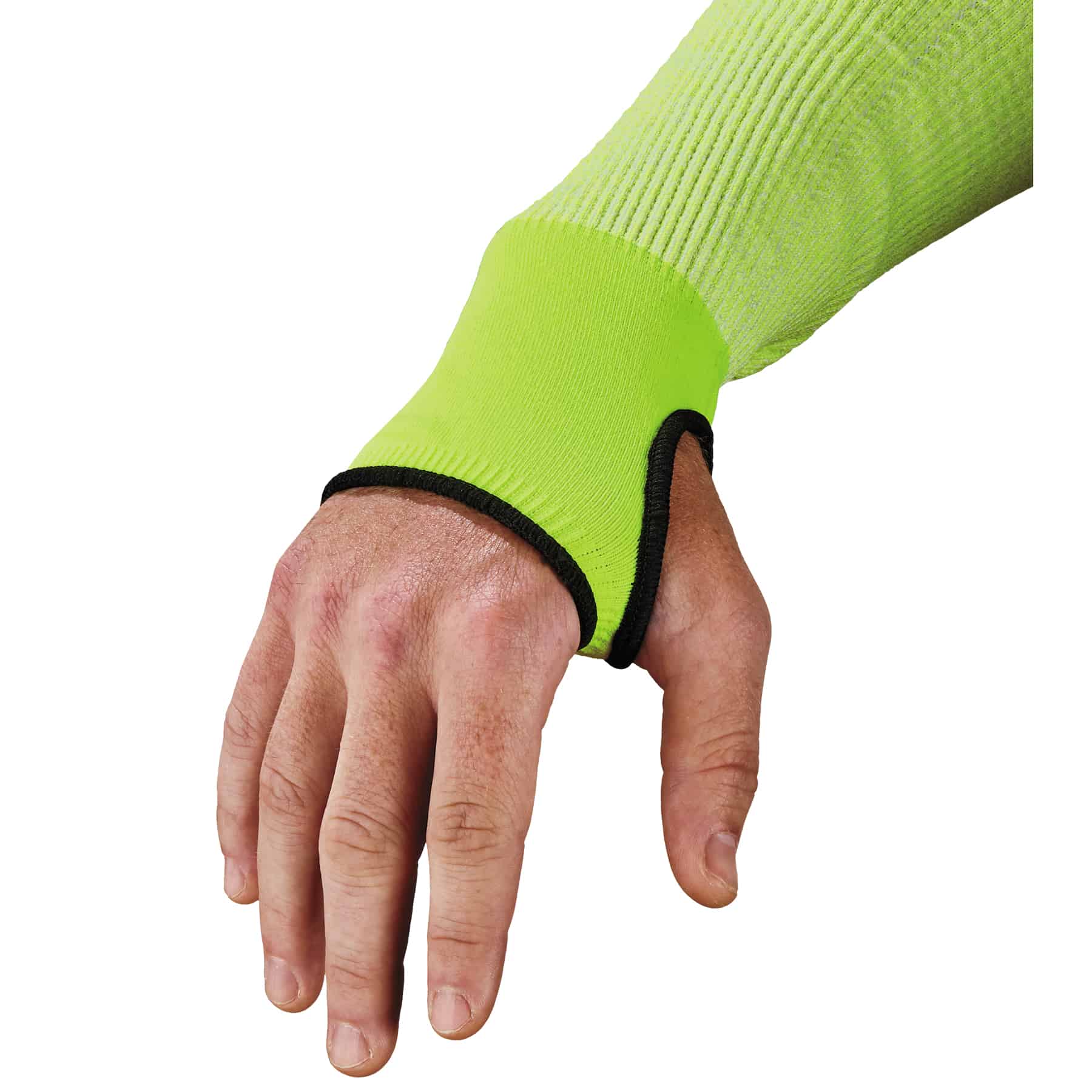 Mangas protectoras resistentes al corte en color lima Ergodyne Proflex 7941-cspr 18 Pulgadas, par de mangas 17947