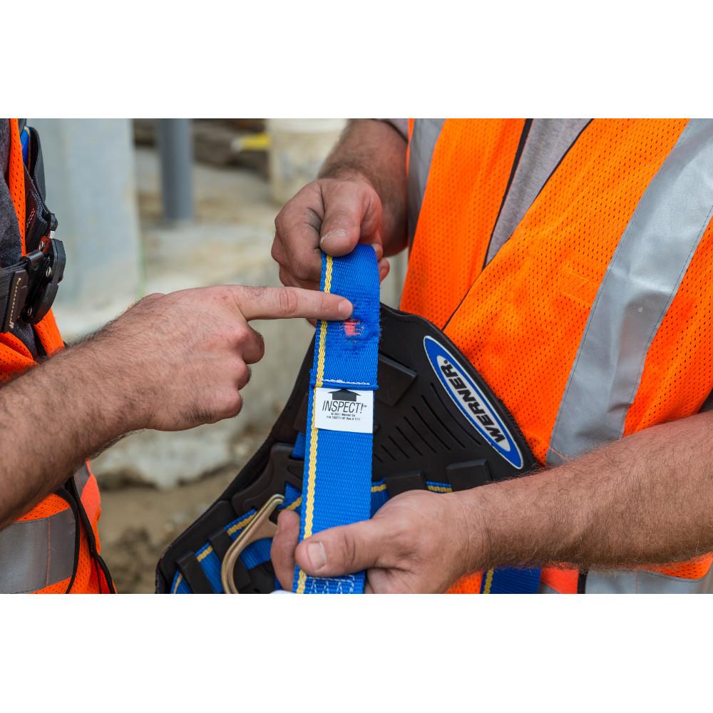 Arnés de construcción Werner Blue Armor 2000 (3 anillas D) (xxl) Equipo de protección contra caídas H133105