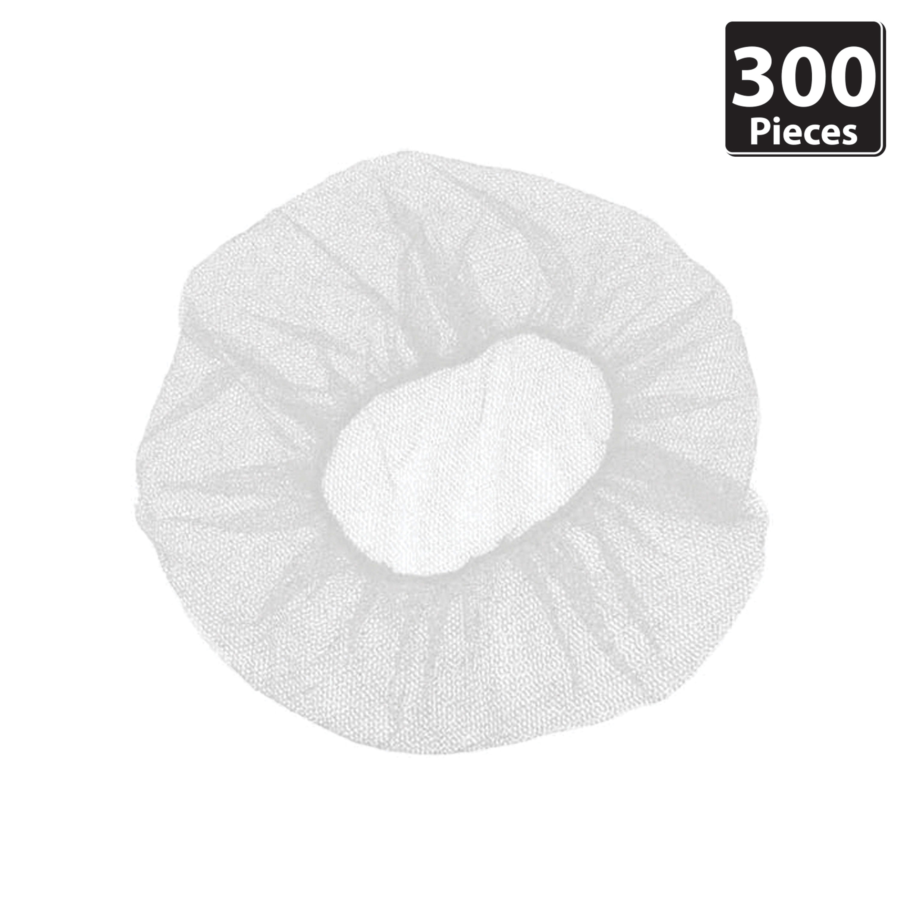 Red Desechable de Malla de Panal Blanca para el Cabello de 24 Pulgadas BISON LIFE, Antideslizante, Resistente al Fuego, Paquete de 300 KC-24DH-12W-A-300