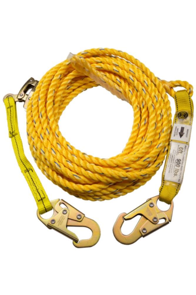 Ensamblaje de línea de vida vertical con cuerda de poly steel de Guardian Fall Protection 01324
