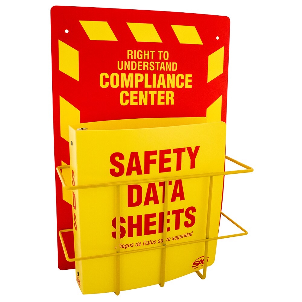 
Centro de Cumplimiento con SDS de SAS Safety, Carpeta y Soporte para Alambre, 6000-75 6000-75