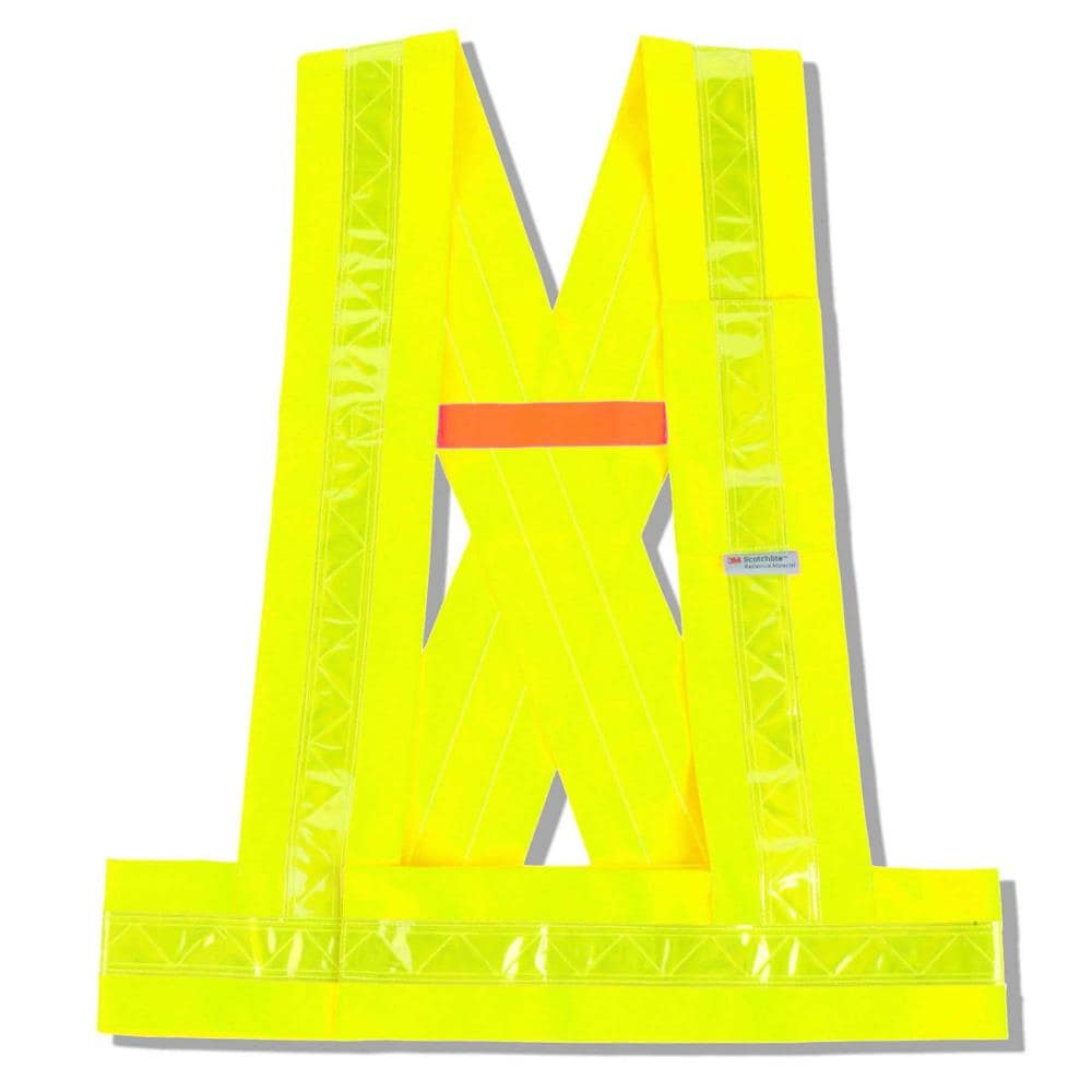 GloWear Ergodyne Glowear 8140Ba Tipo O Clase 1 Sash de Desenganche Rápido, Lima, M/L 27014