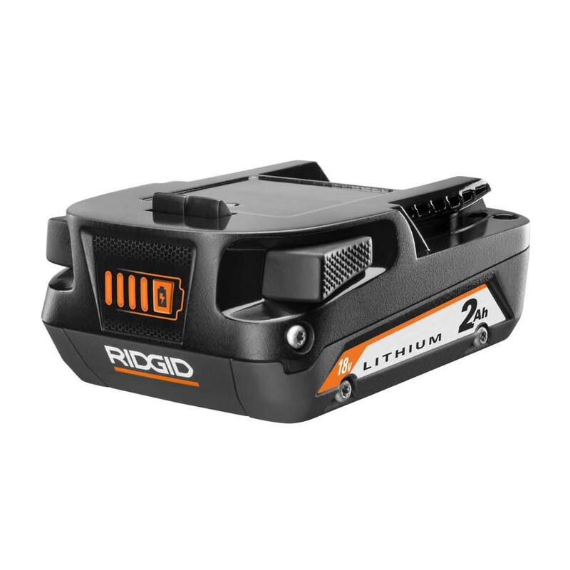 Kit de Taladro de Martillo RIDGID 18V SubCompact Brushless 1/2 pulgada con (2) Baterías, Cargador, Bolsa y Batería de Litio-Ion de Salida Máxima de 4.0 Ah - R871K-AC840040