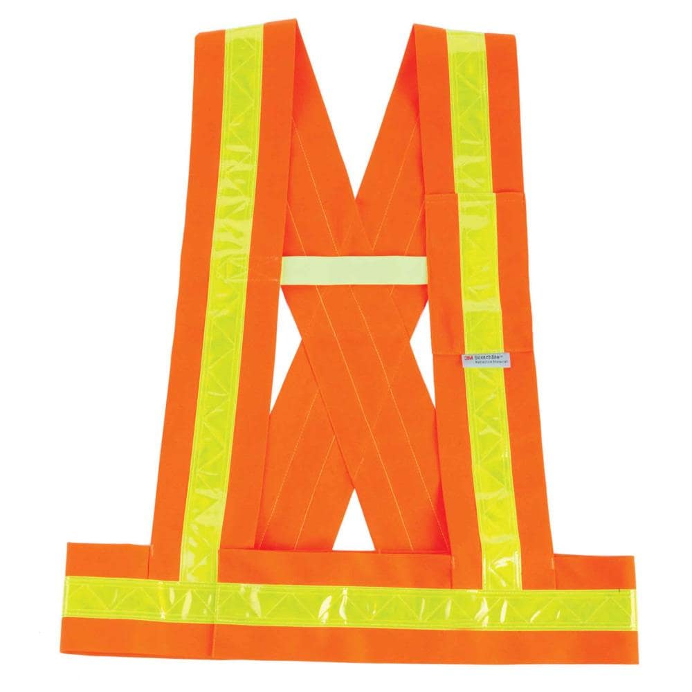 Cinta de seguridad desprendible Glowear Ergodyne 8140Ba Tipo O Clase 1, naranja, M/L 27017