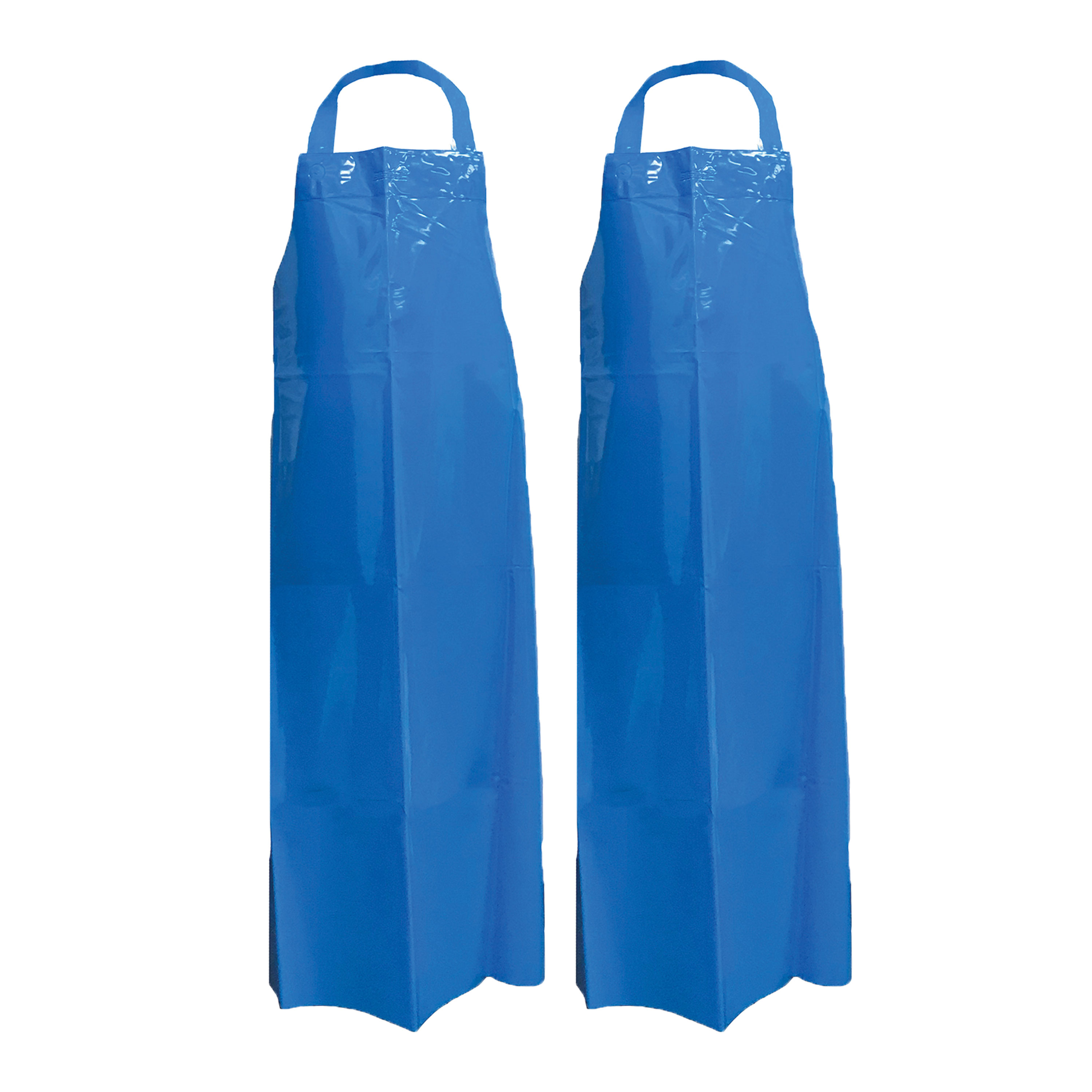 Delantal grueso impermeable azul de TPU BISON LIFE, resistente a salpicaduras de aceite (paquete de 2) BLKH-HDS-TPU-AP1B1-2