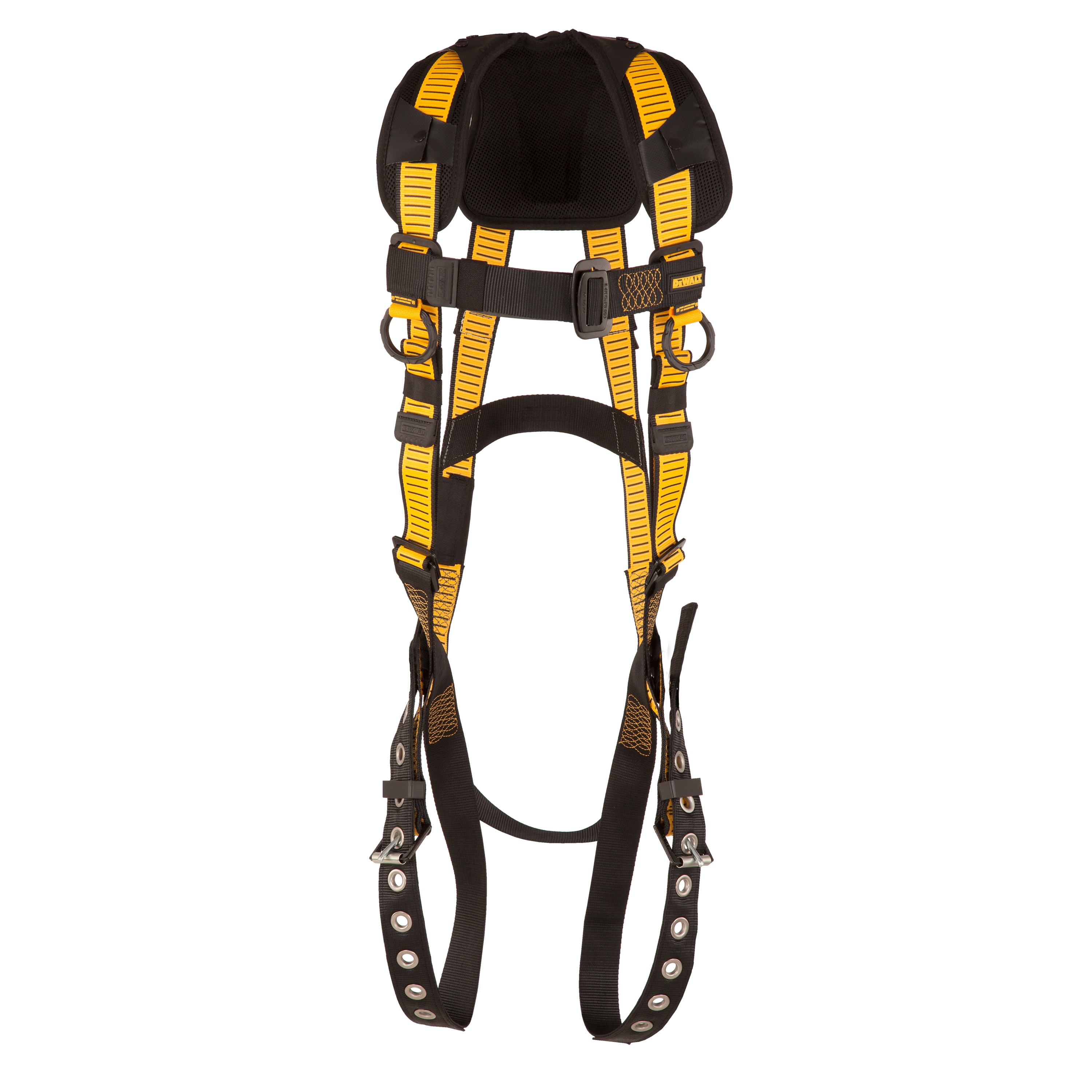 Chaleco DeWalt D1000 estilo chaleco, con 5 puntos, anillo D en la espalda, pecho PT, piernas TB, y hombreras (talla s-m) DXFP512006 (S-M)