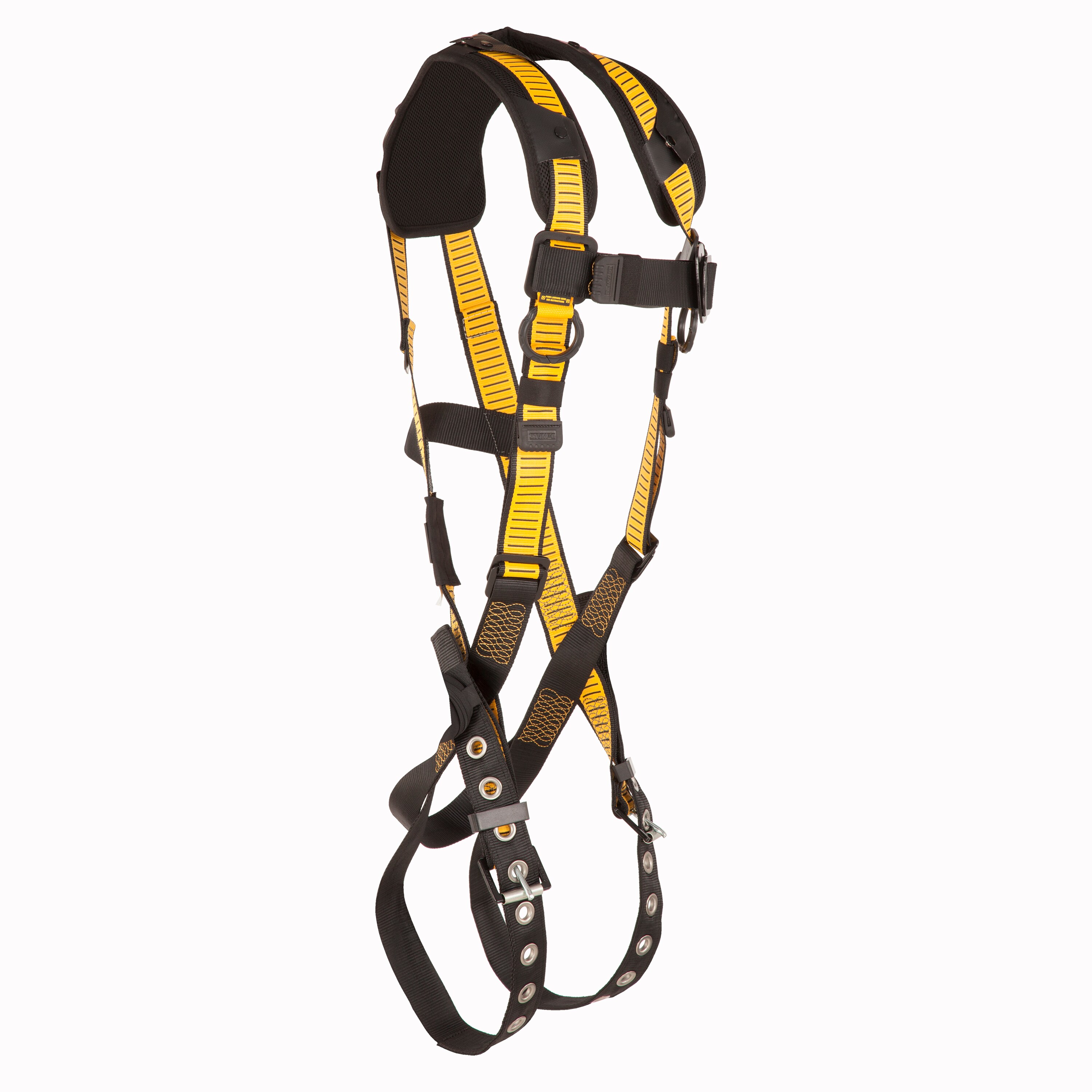 Chaleco DeWalt D1000 estilo chaleco, con 5 puntos, anillo D en la espalda, pecho PT, piernas TB, y hombreras (talla s-m) DXFP512006 (S-M)