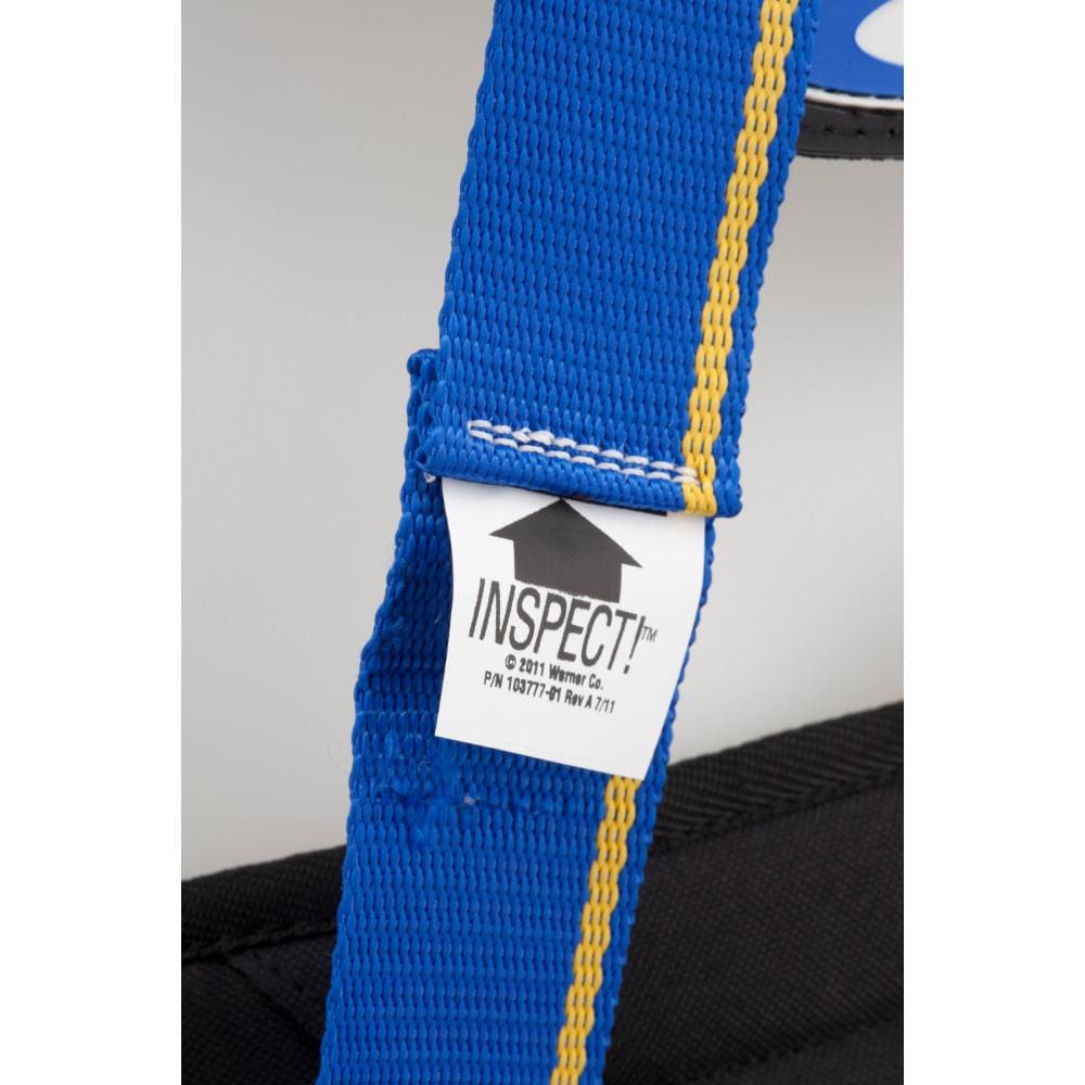 Arnés de construcción Blue Armor de Werner (3 anillos D) (M/L) Equipo de protección contra caídas H132102