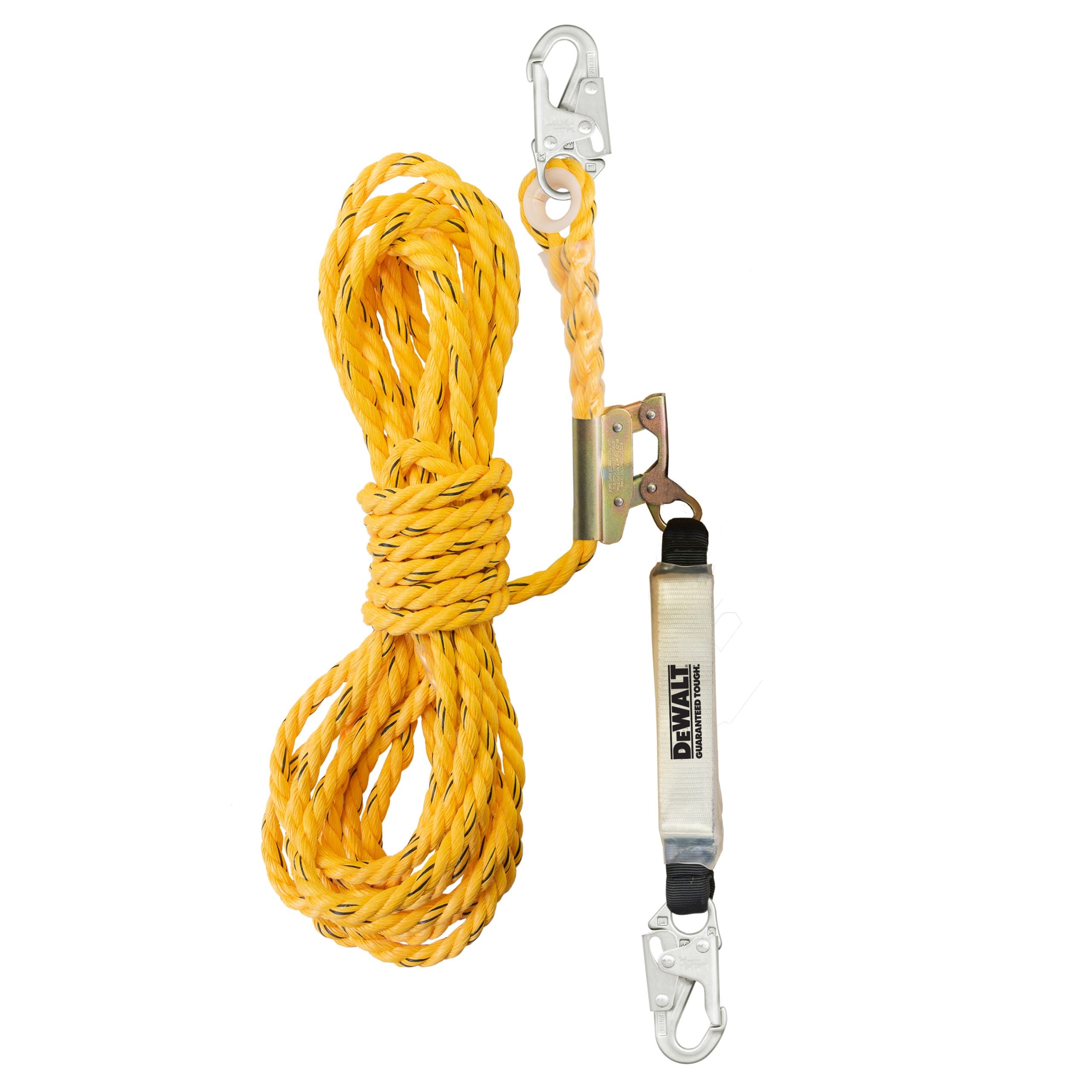 DEWALT Línea de Vida Vertical Dewalt de 50' con Ajustador de Cuerda DXFP210050