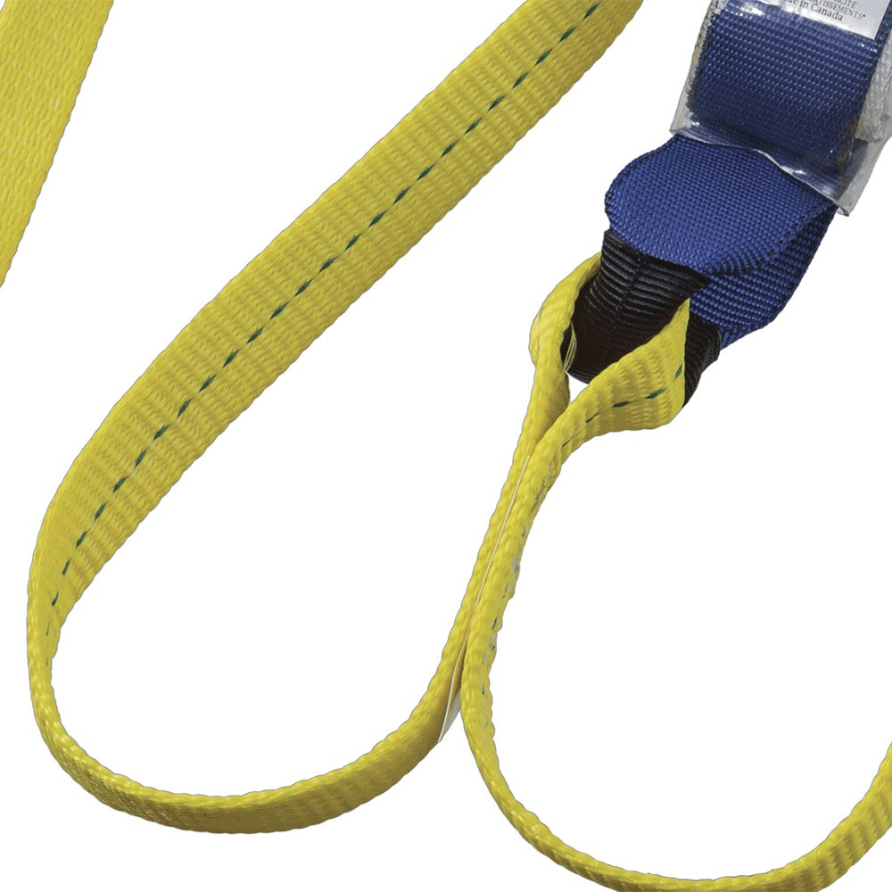 Amortiguador de choque de doble pierna de PeakWorks con mosquetones y ganchos de forma, 6 pies de longitud, resistente a UV y abrasión, cinta de poliéster, verde/negro V8104426