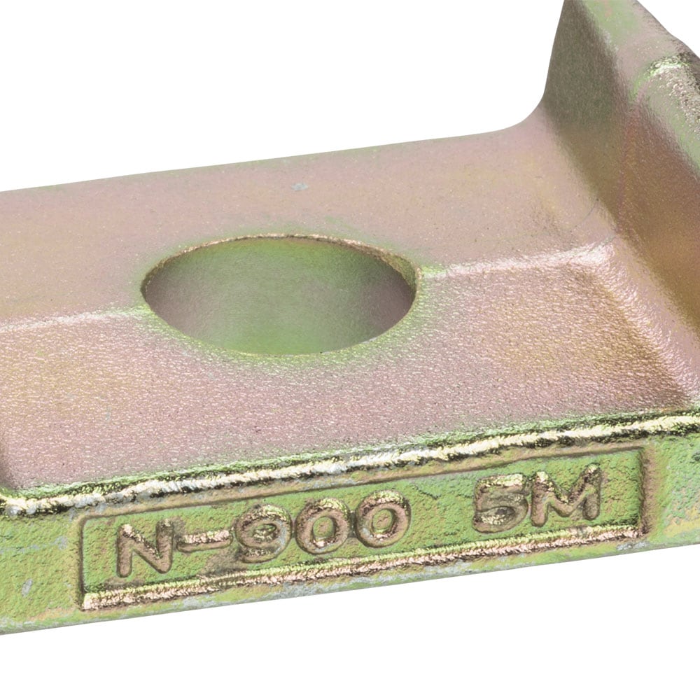 Anclaje de Acero Duradero y Permanente PeakWorks, Orificio de 5/8 pulgadas, Resistencia a la tracción de 5,000 lb, Color Plata/Oro Viejo V8221112