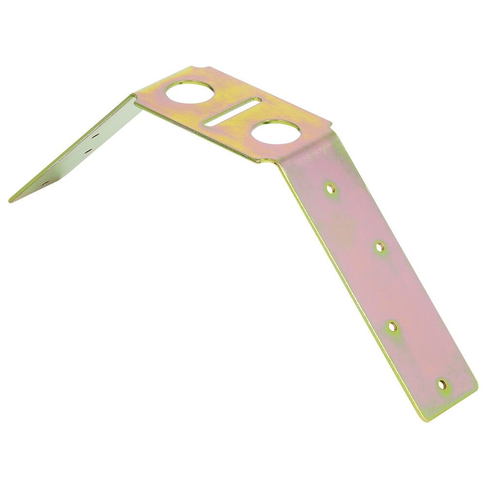 Soporte temporal de acero para anclaje en techo de un solo uso PeakWorks con 8 agujeros para anclajes, Color plata/bronce V8229001