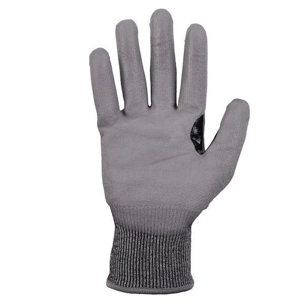 Proflex de Ergodyne Guantes con Recubrimiento de Poliuretano ANSI A7, 12 pares, gris, talla M - 7071-12PR