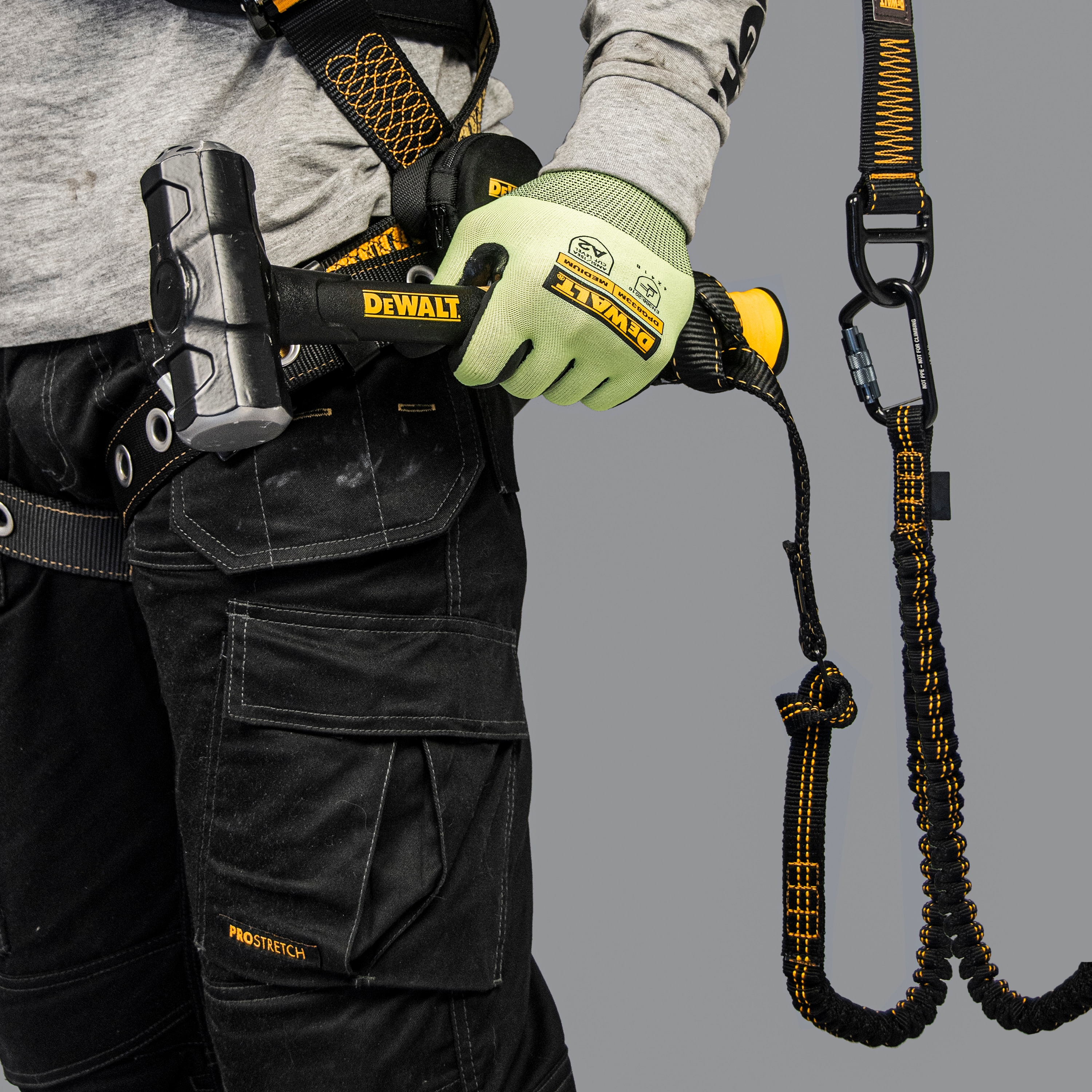 DEWALT Dewalt Twin Leg Tool Lanyard, Capacidad de 25 Lb. DXDP720310