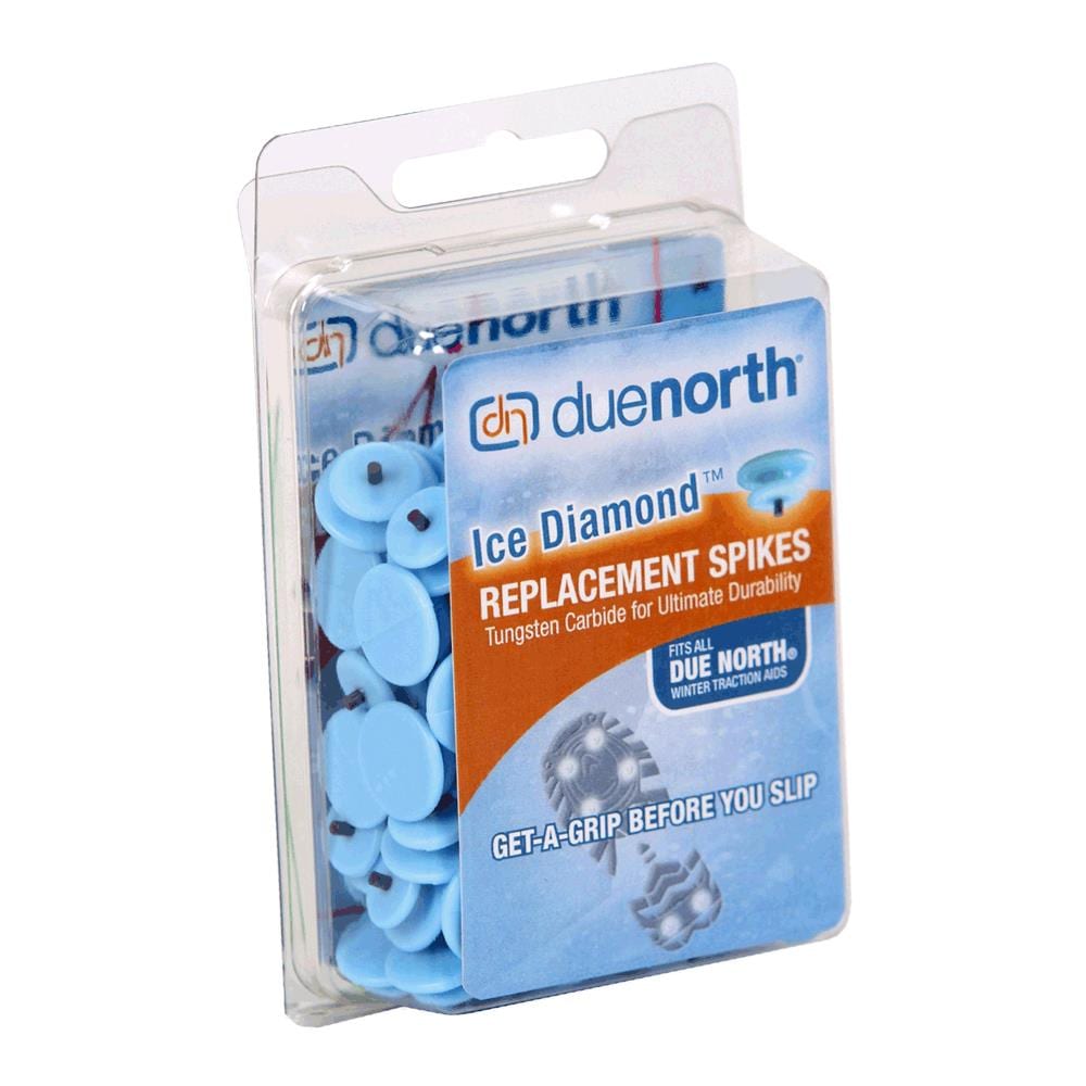 Puntas de repuesto de diamante de hielo Due North para equipos de tracción invernal, de carburo de tungsteno, paquete de 100, talla universal.