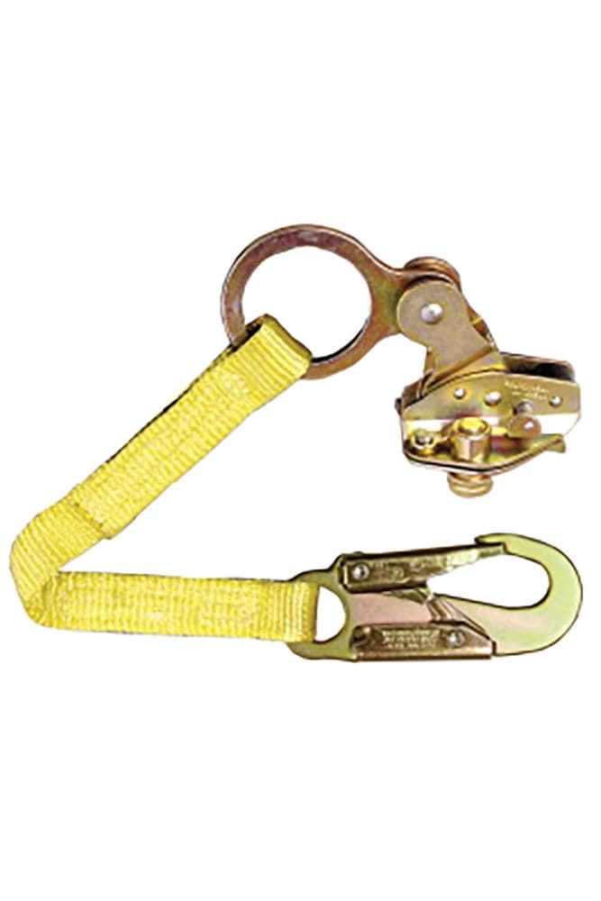Guardian Fall Protection - 18 pulgadas de extensión de cuerda con agarre removible, amarillo, grande 01500.