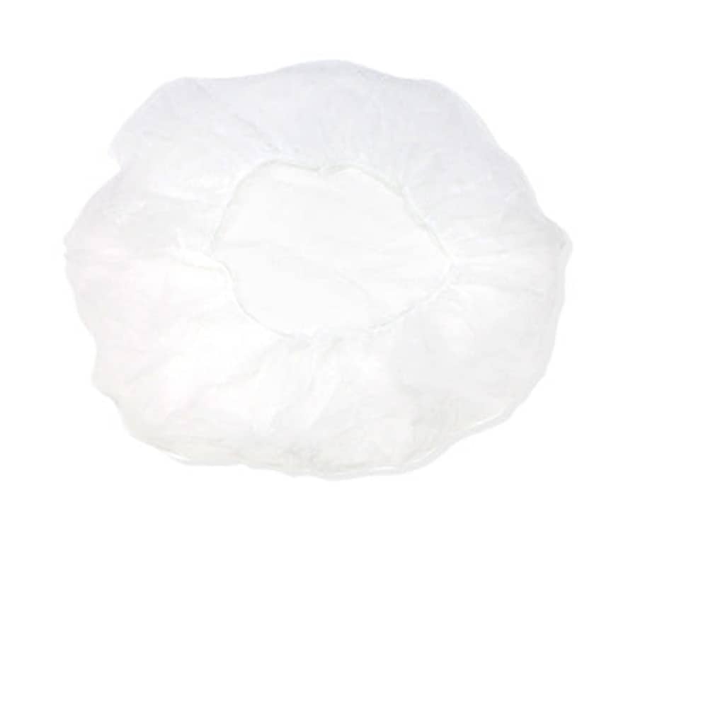 Redes para el Cabello BISON LIFE Kleen Chef de 19 pulgadas Dura Net Spun Bound, blancas, paquete de 200, antideslizantes, sin látex, para adultos y jóvenes KC-MS-19ORC-10W-200