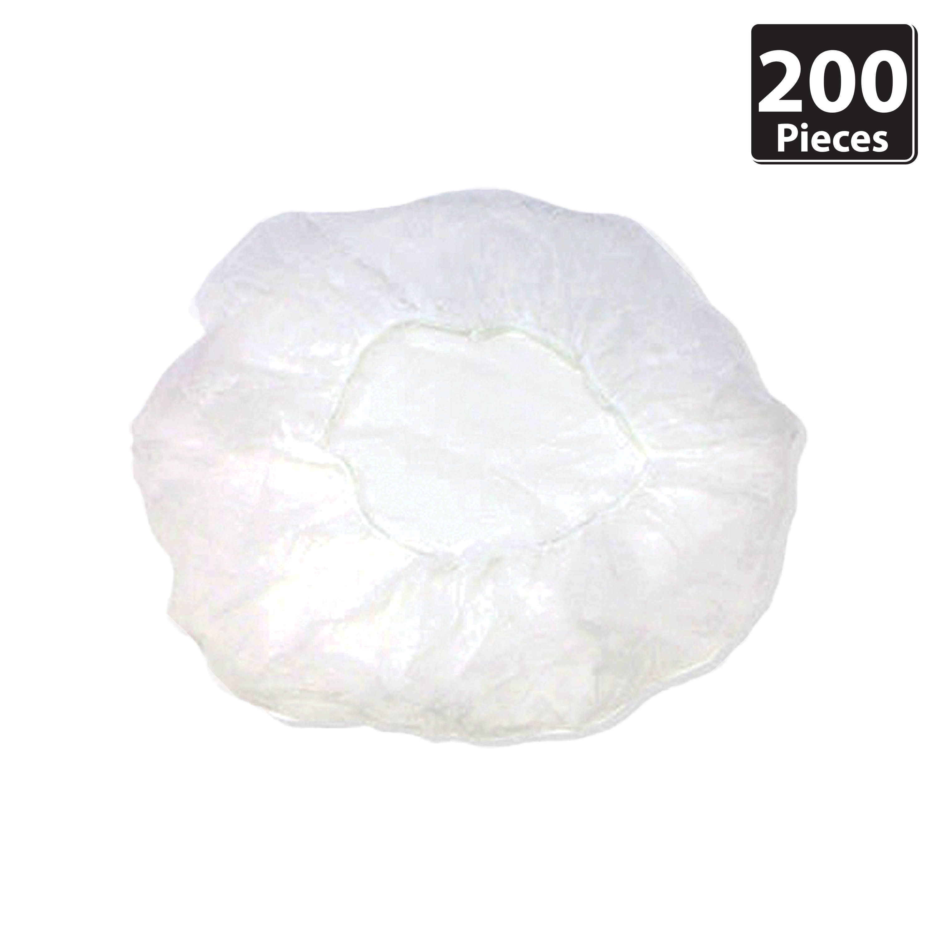 Redes para el Cabello BISON LIFE Kleen Chef de 19 pulgadas Dura Net Spun Bound, blancas, paquete de 200, antideslizantes, sin látex, para adultos y jóvenes KC-MS-19ORC-10W-200
