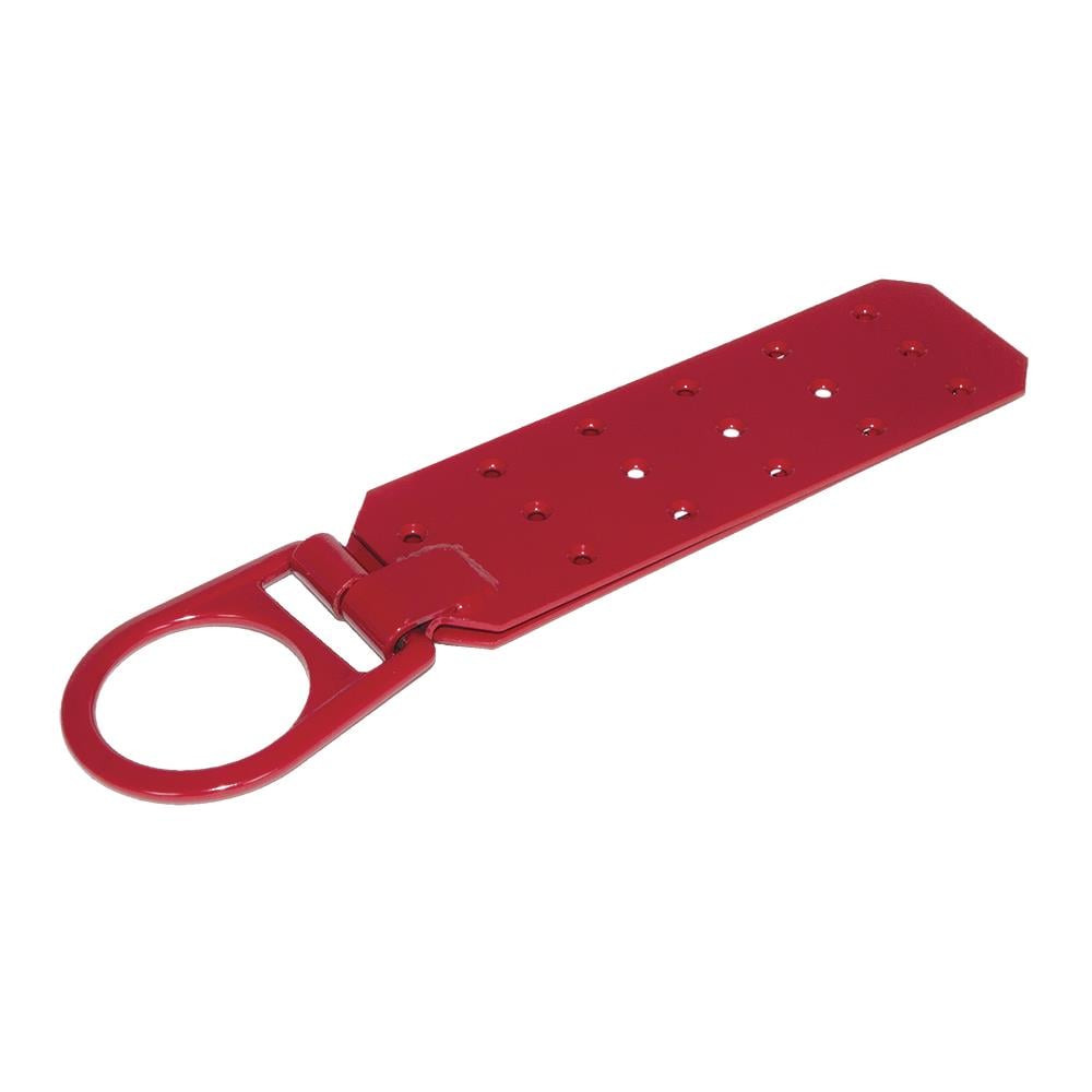 Soporte de anclaje temporal de techo de acero reutilizable PeakWorks, rojo V8229100