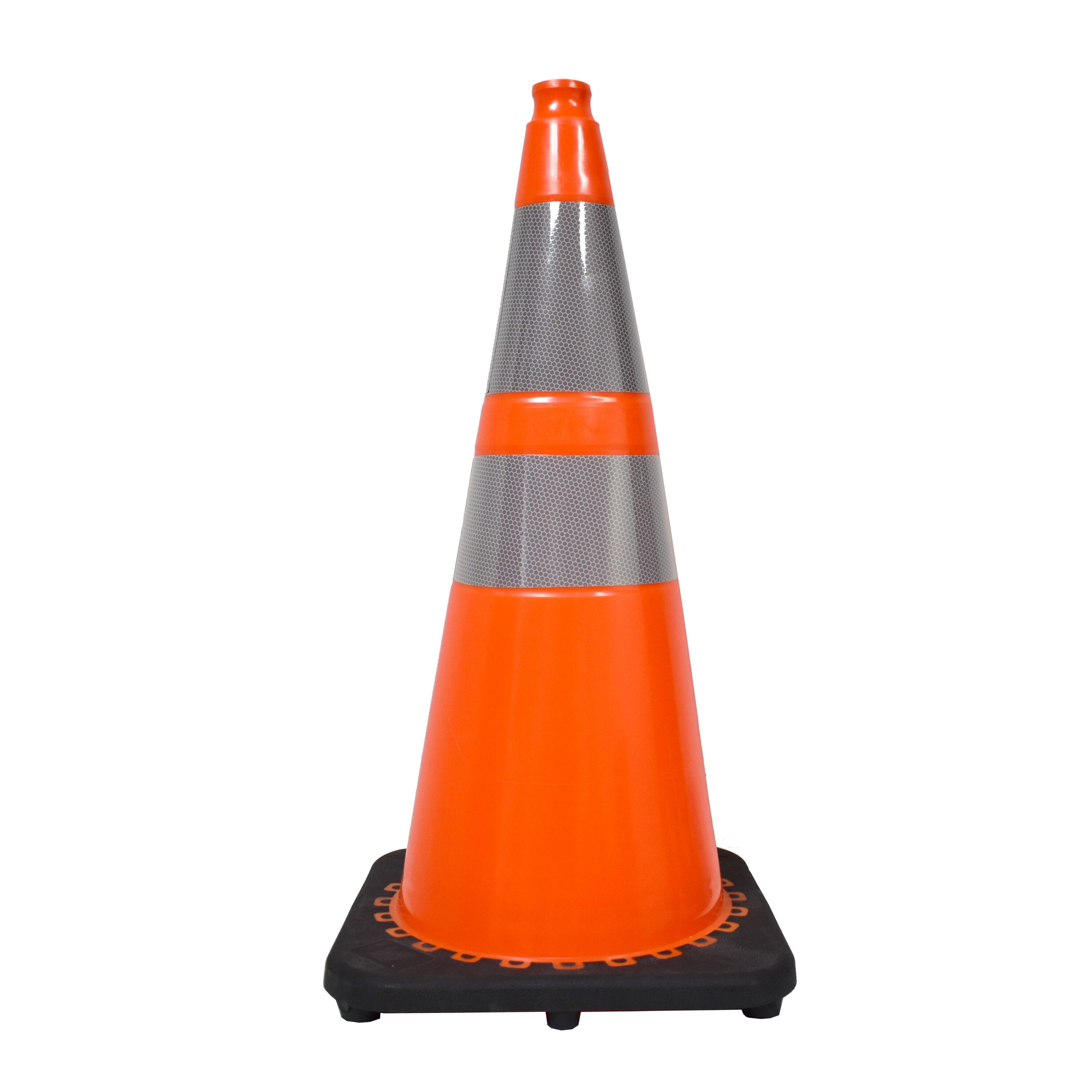 Cono de seguridad vial naranja de 28 pulgadas de Cordova Safety Products CTC28R