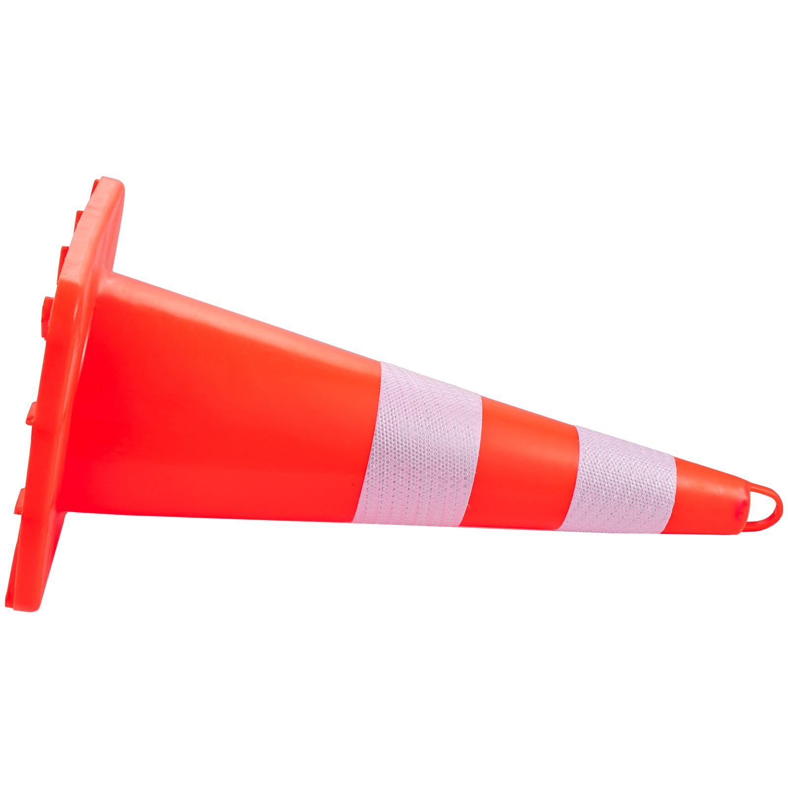 Cono de tráfico de seguridad naranja de 28 pulgadas, paquete de 12 - VEVOR AQZYCQHSB2812UQM3V0