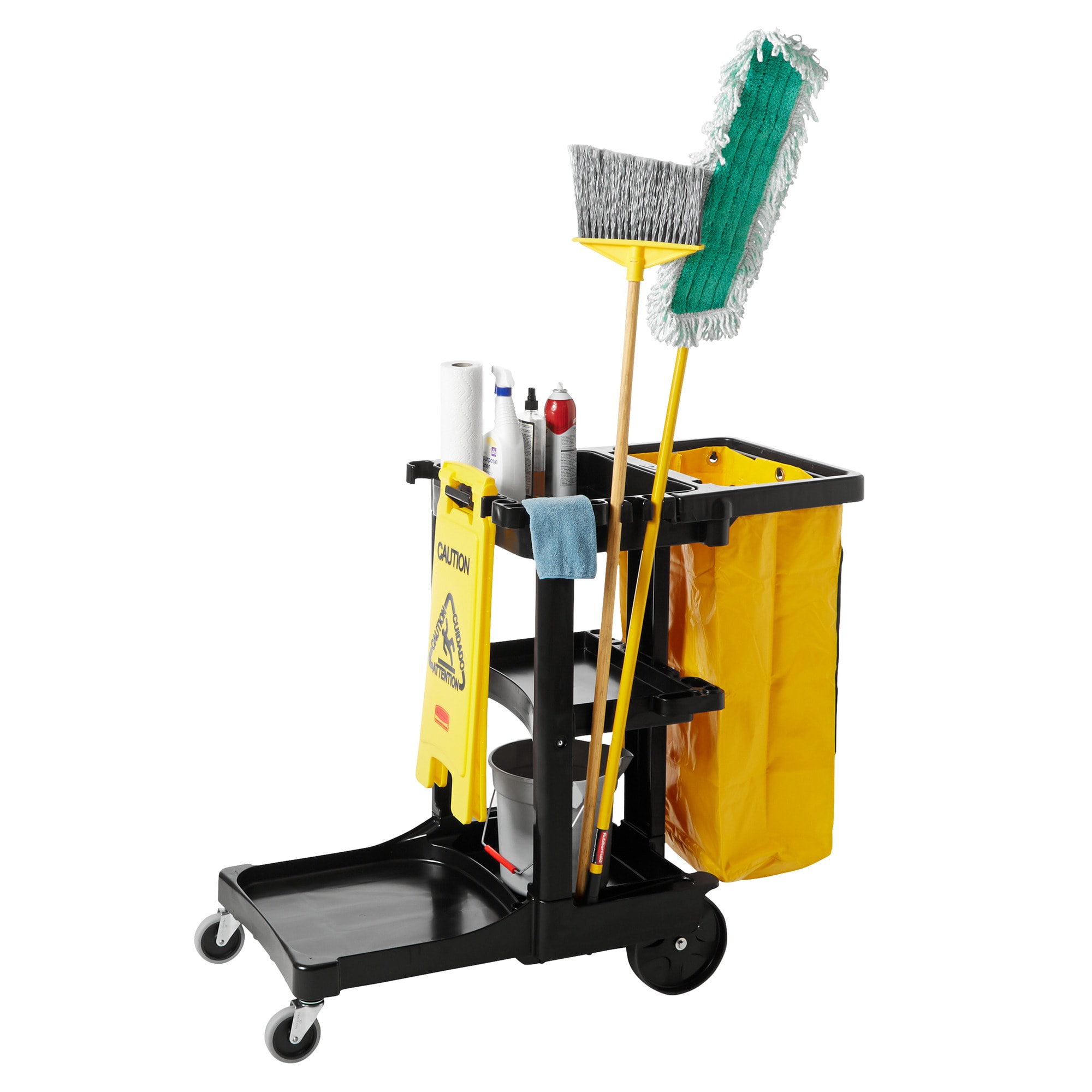 Señal de tráfico de seguridad amarilla de 25 pulgadas de Rubbermaid Commercial Products FG611200YEL