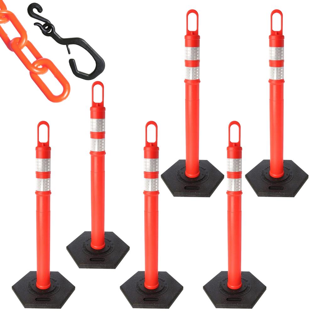 Cono canalizador naranja de 47.5 pulgadas de Mr. Chain 78113-6
