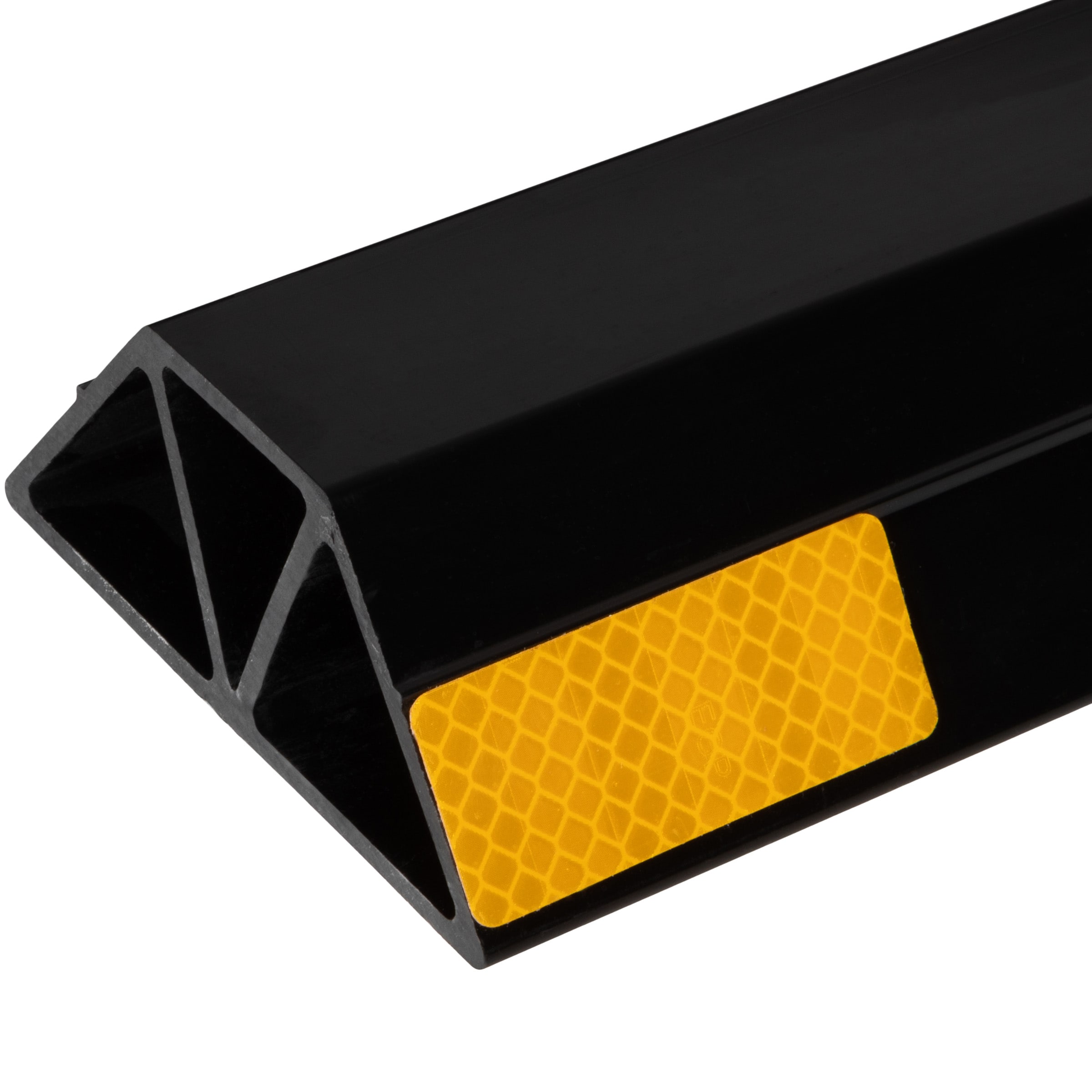 Señal de seguridad vial negra de 1.8 pulgadas Stalwart 75-CAR2018