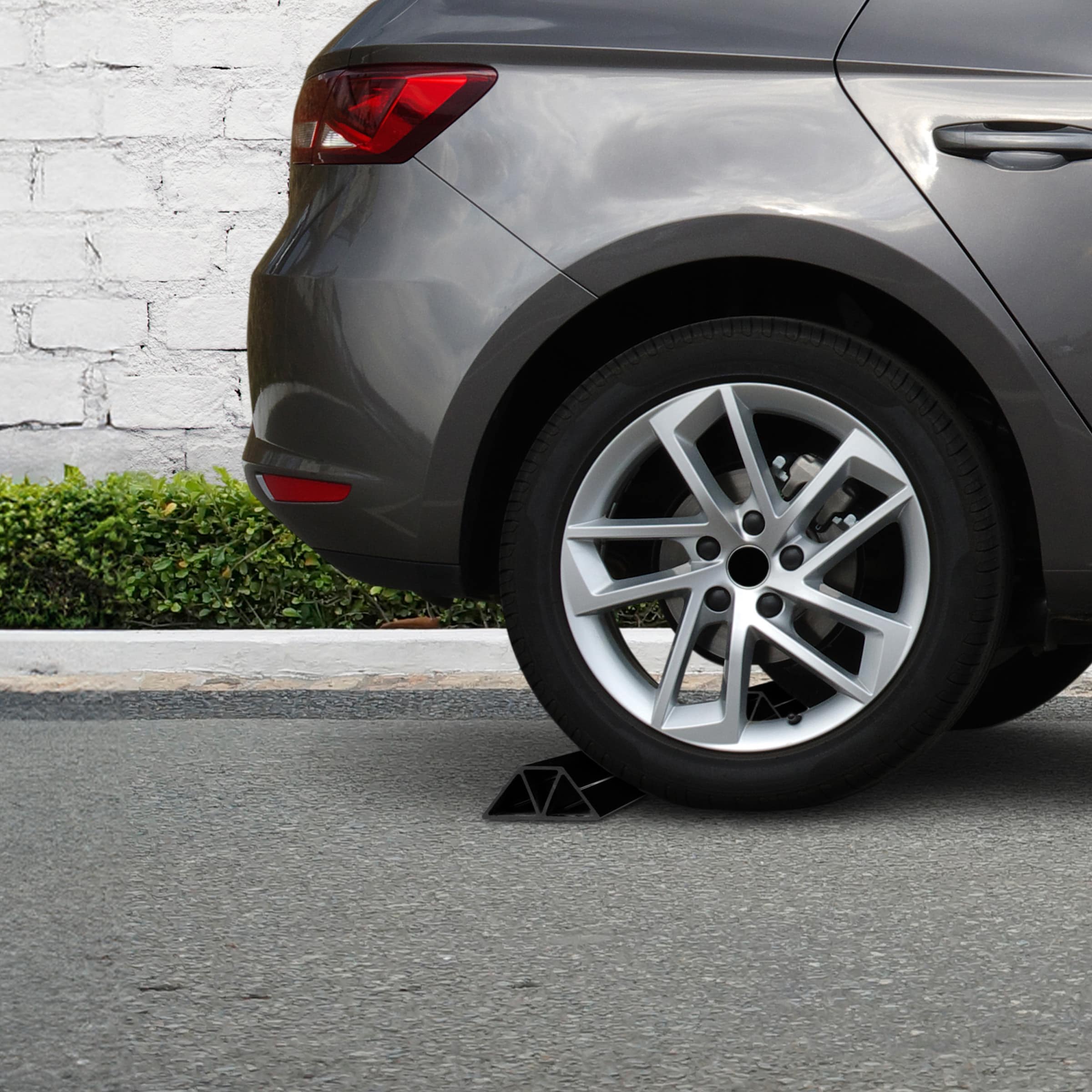 Señal de seguridad vial negra de 1.8 pulgadas Stalwart 75-CAR2018