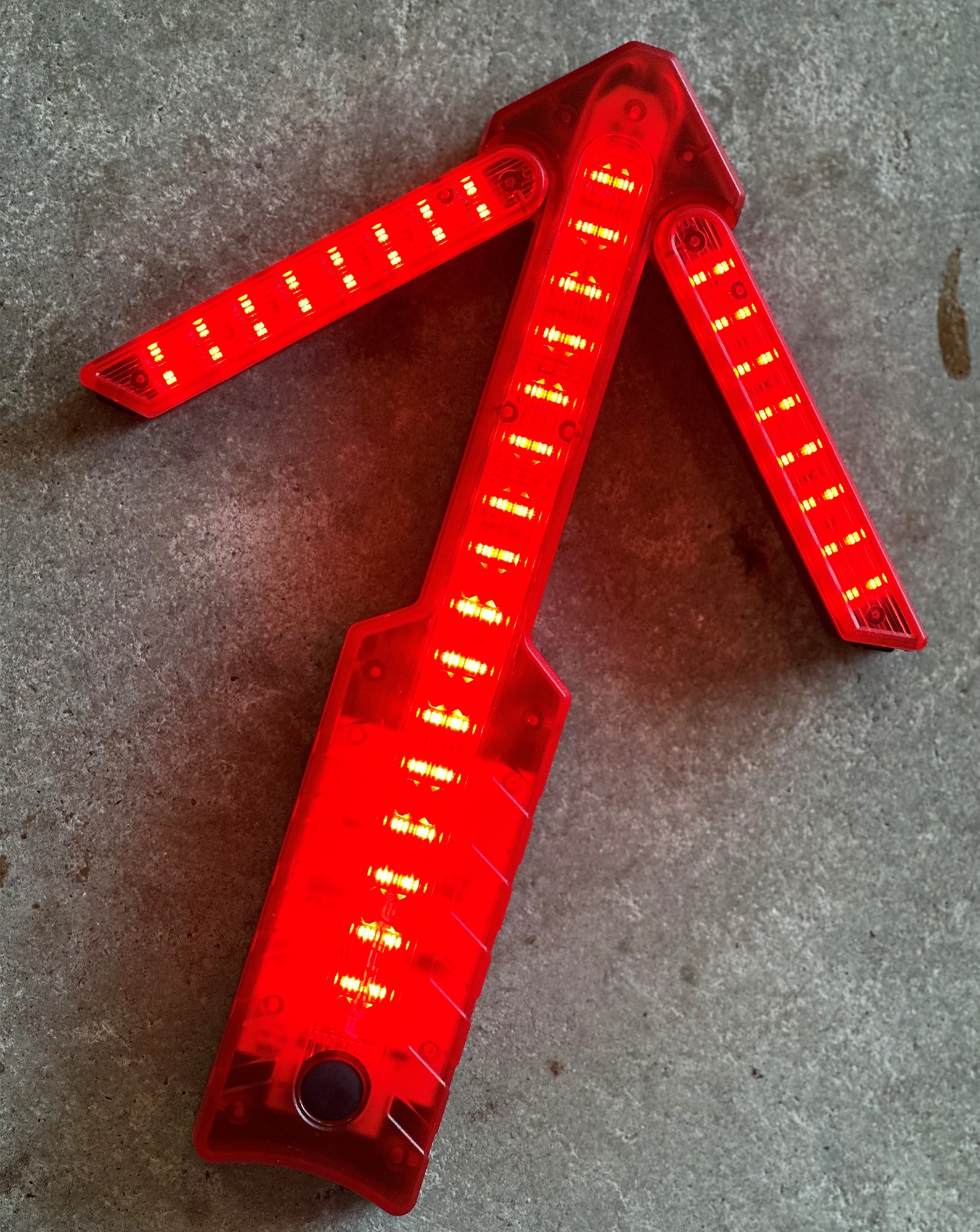 Señal de tráfico roja de seguridad Foxfire Safety de 12 pulgadas
