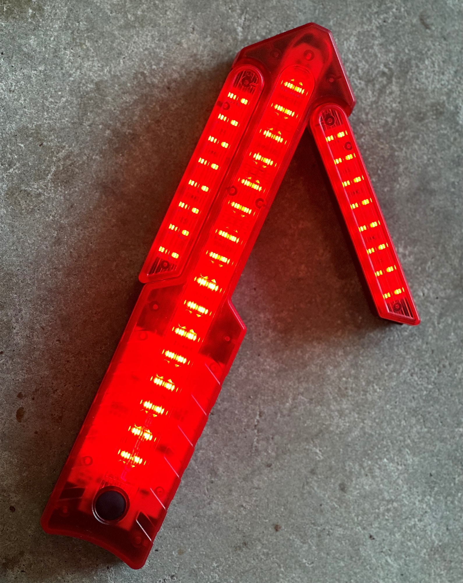 Señal de tráfico roja de seguridad Foxfire Safety de 12 pulgadas
