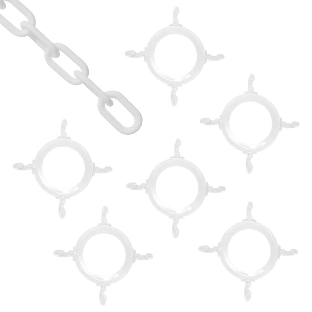 Cono de seguridad vial blanco de 1.5 pulgadas Mr. Chain 97401-KIT