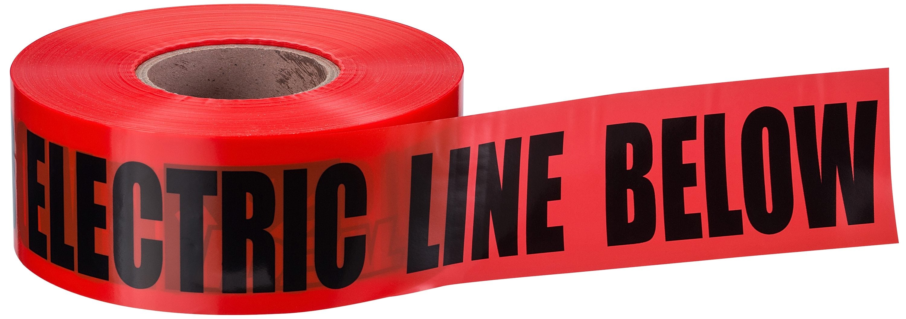 Cinta de Vinilo de Seguridad Rojo de Precaución IDEAL 3.0 Pulgadas Ancho x 1000.0 Pies Largo 42-101