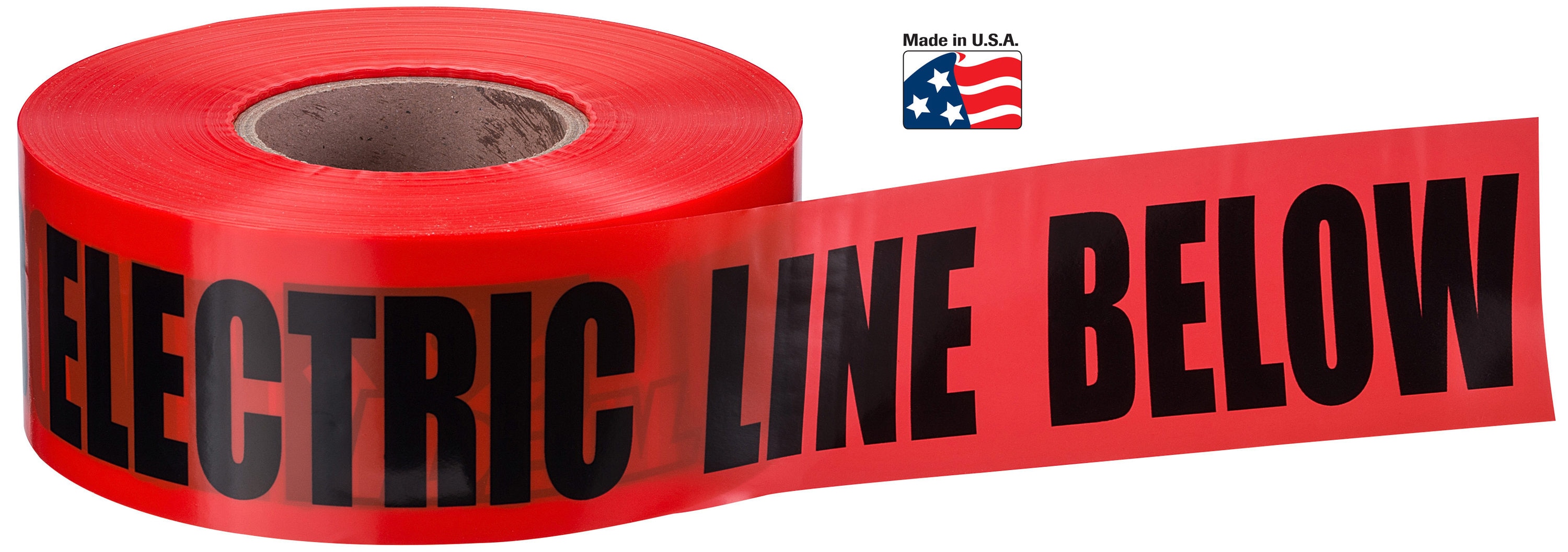 Cinta de Vinilo de Seguridad Rojo de Precaución IDEAL 3.0 Pulgadas Ancho x 1000.0 Pies Largo 42-101