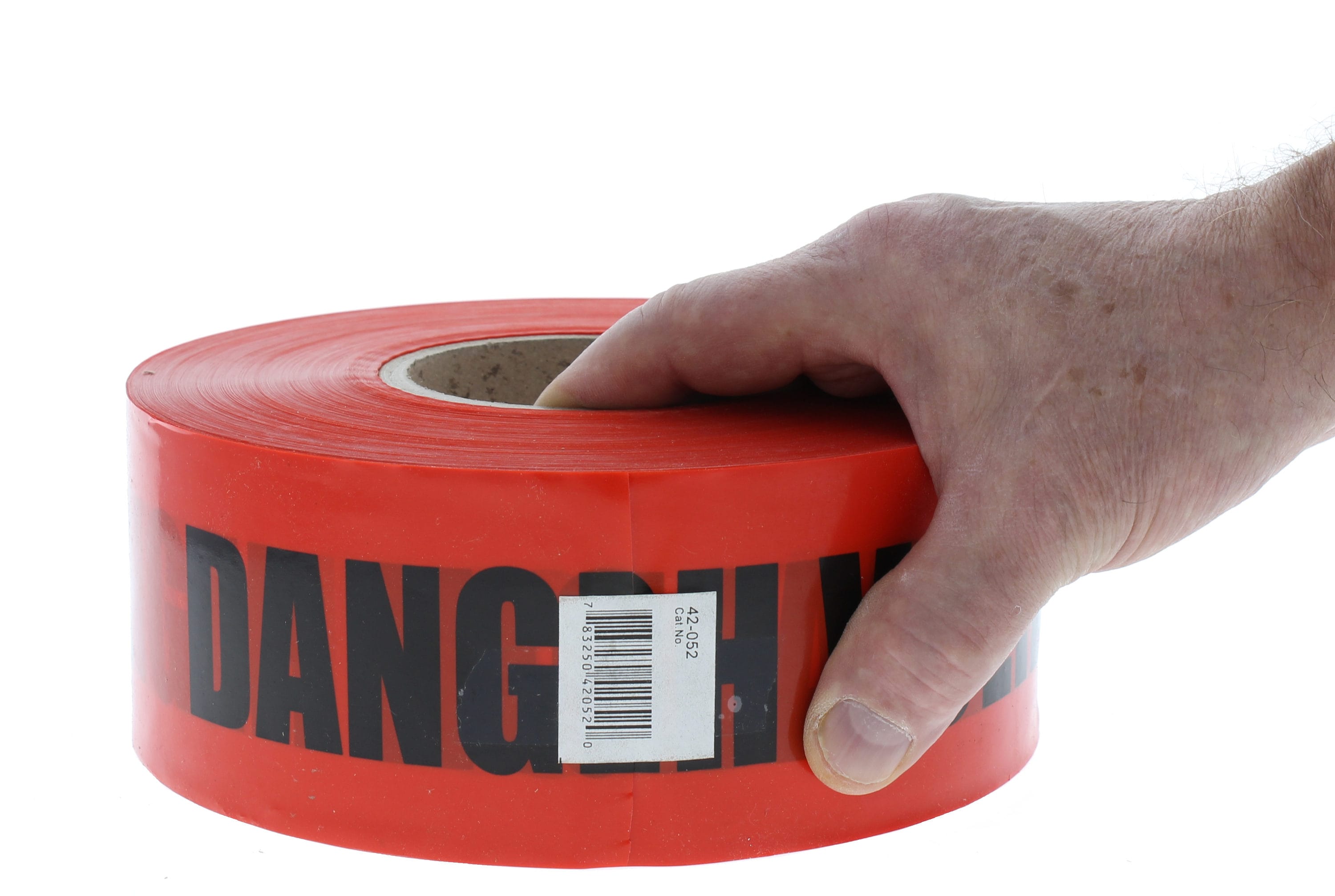 Cinta de seguridad de polietileno rojo de advertencia IDEAL de 3.0 pulgadas de ancho x 1000 pies de largo 42-052