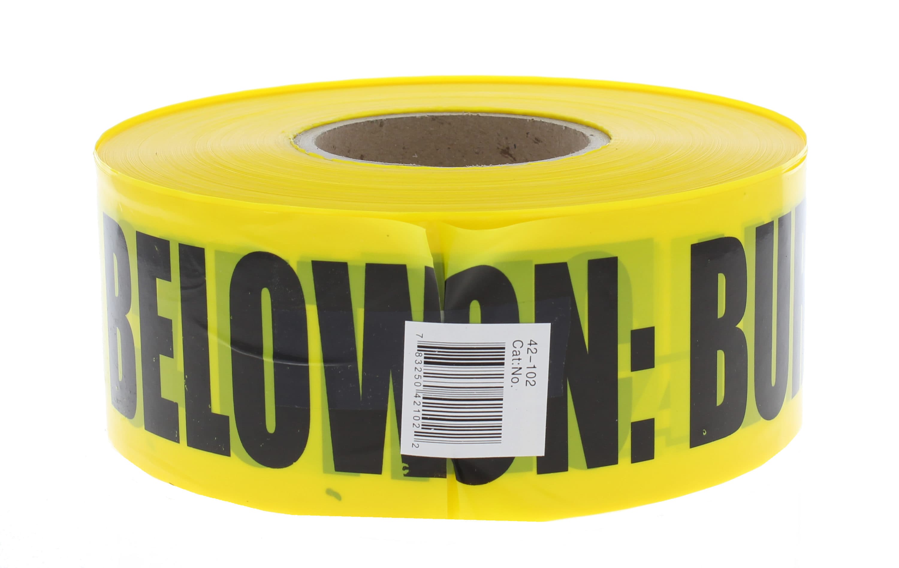 Cinta de seguridad de polietileno amarillo de advertencia IDEAL de 3.0 pulgadas de ancho por 1000 pies de largo 42-102