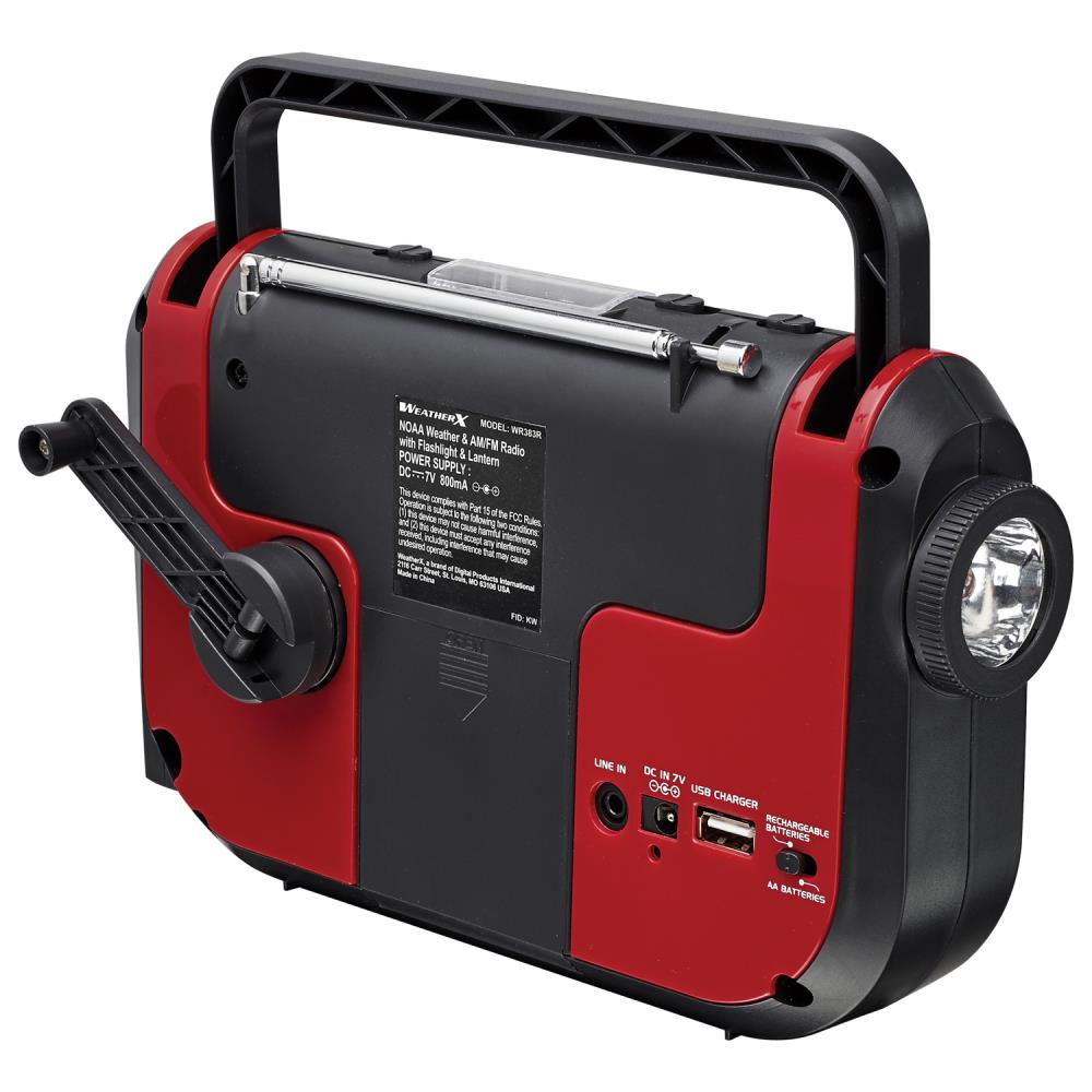 Radio de clima AM/FM WeatherX WR383R
