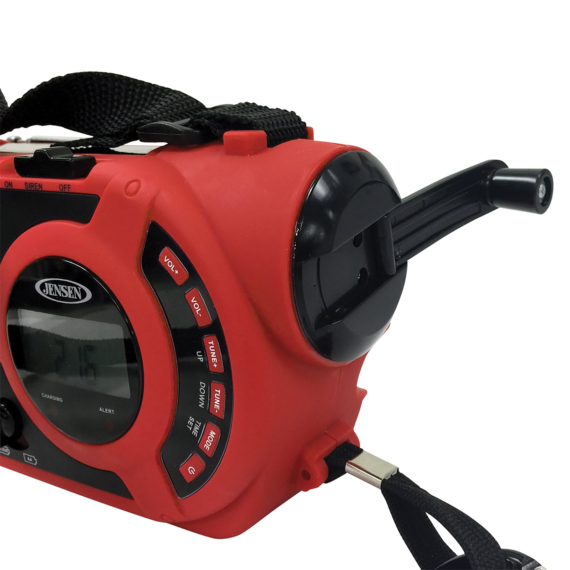 Radio meteorológica AM/FM Jensen con reloj JENJEP650