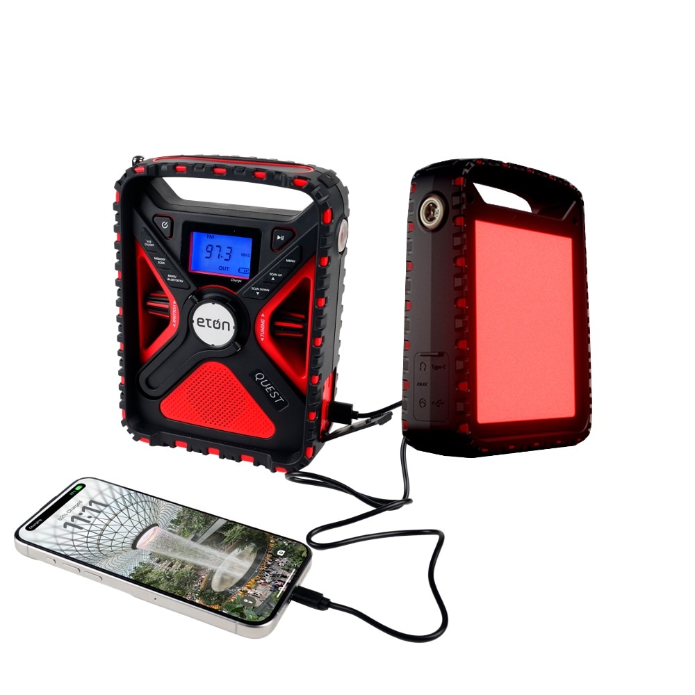 Radio meteorológica AM/FM con reloj Eton NFRX5QUEST