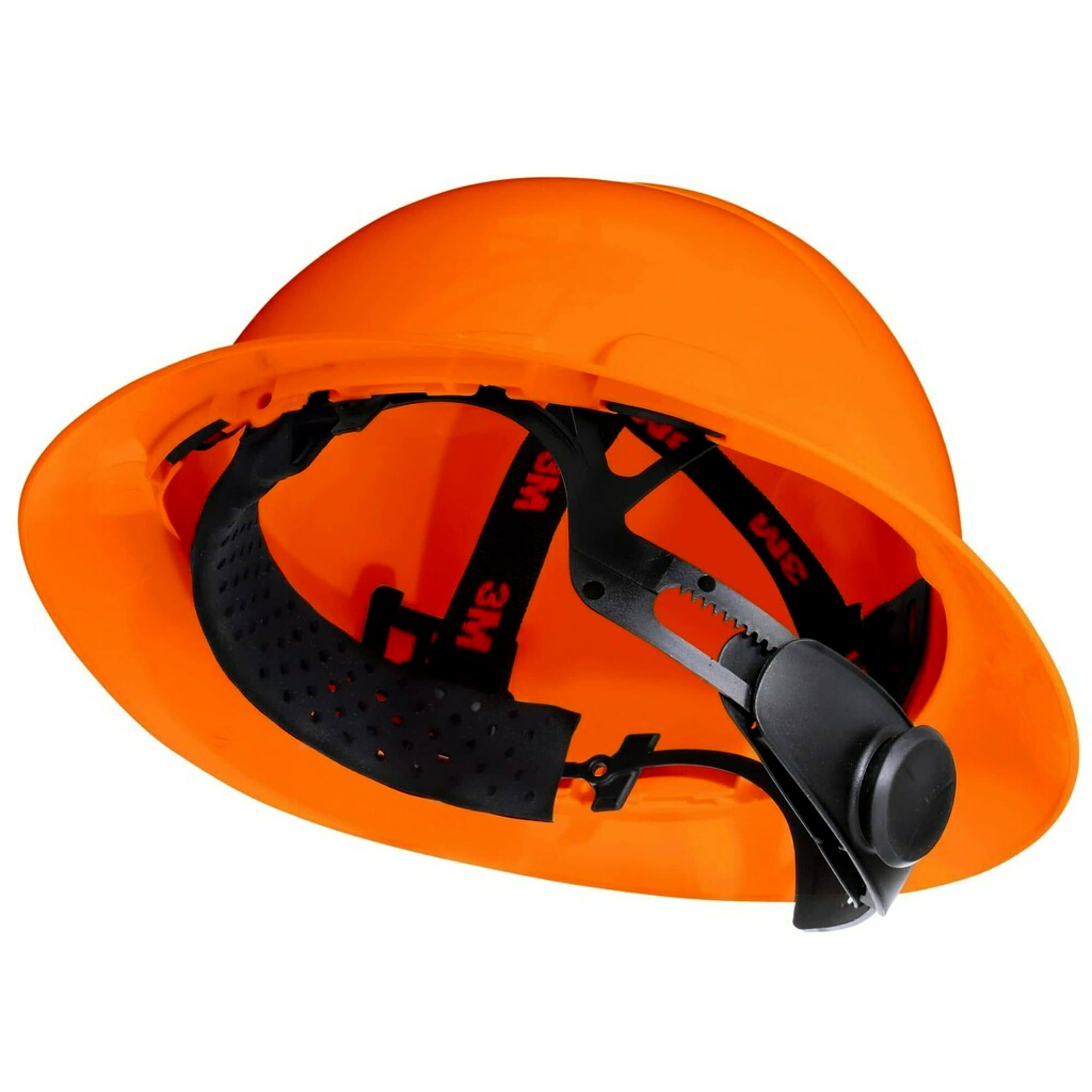 Casco duro naranja de ajuste rápido con rachet de borde completo 3M CHH-FB-R-O6-SL