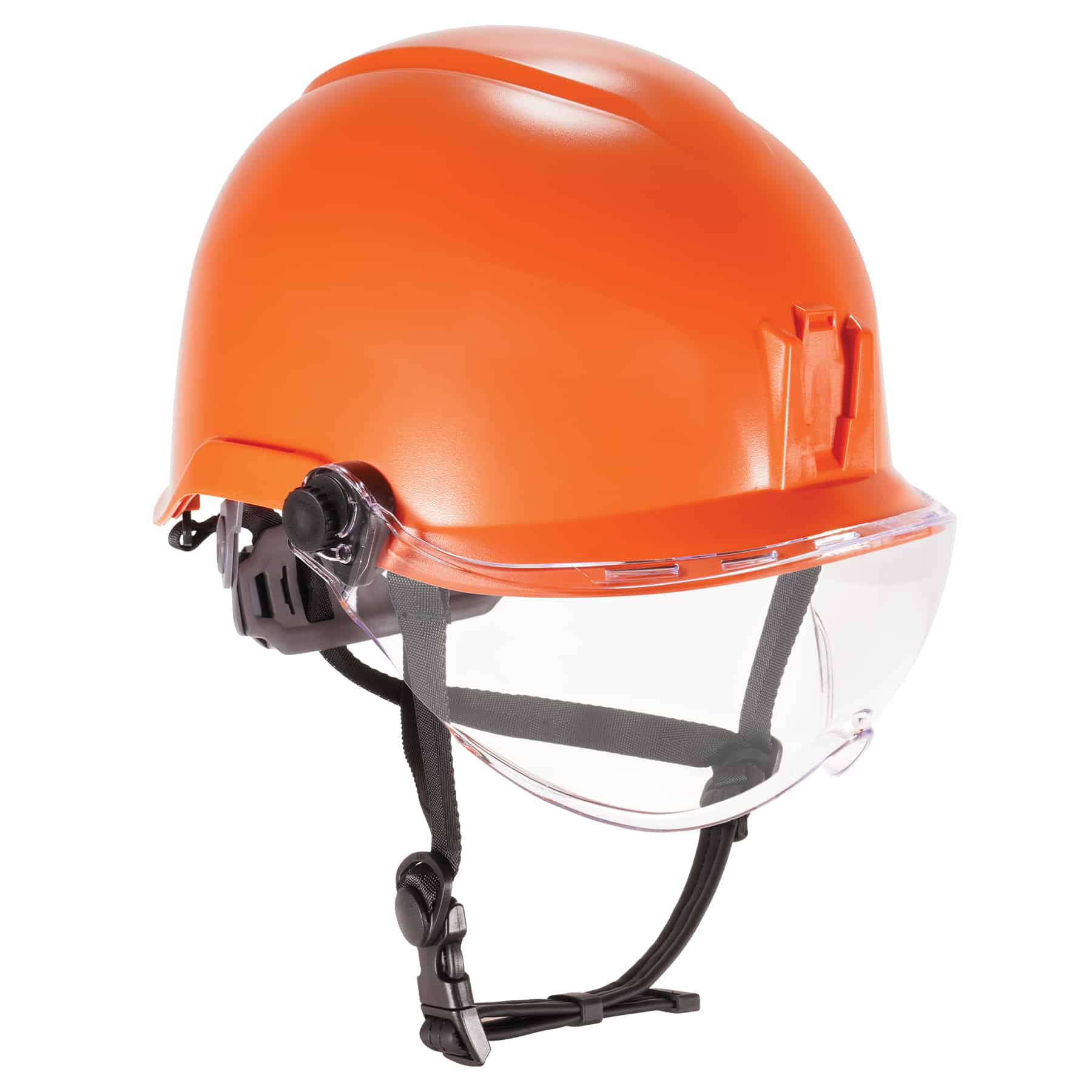 Casco de seguridad naranja con ajuste rápido de trinquete Ergodyne 60217