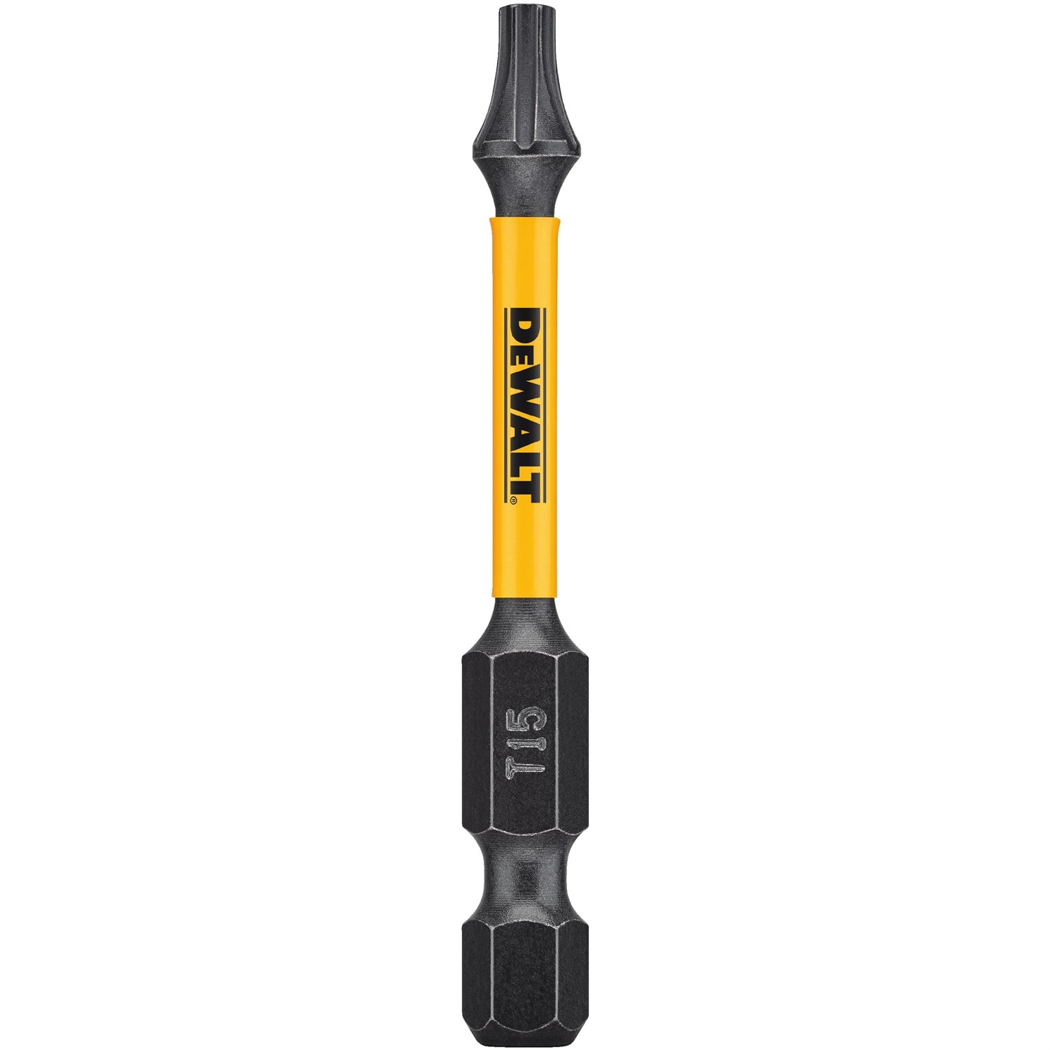 Punta destornillador de impacto Torx DEWALT FlexTorq de 1/4 pulgadas x 2 pulgadas, juego de 15 piezas DWA2TX15IR2-Z
