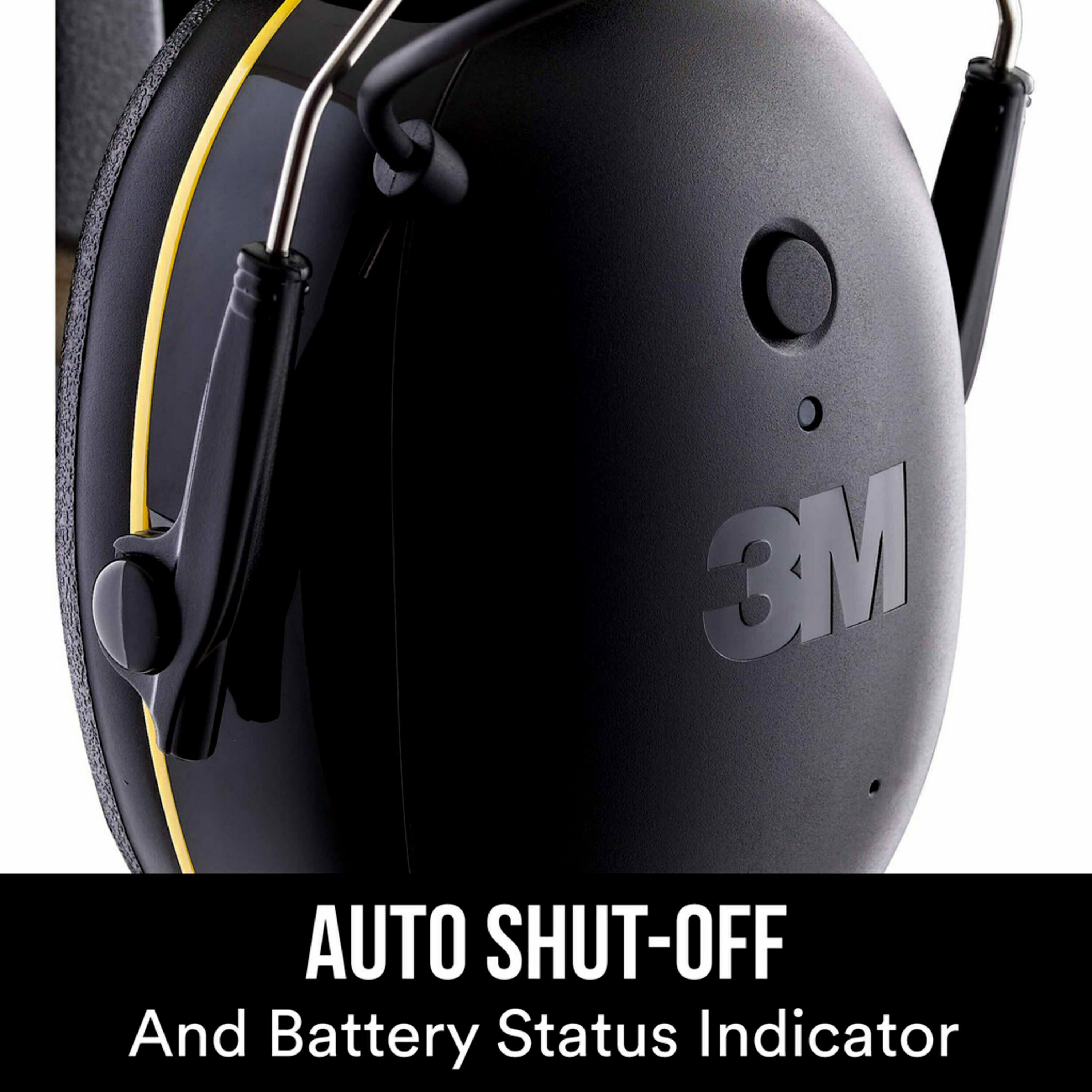 3M WorkTunes Connect Orejeras reutilizables inalámbricas para protección auditiva con compatibilidad Bluetooth Reducción de ruido de 24 dB Clasificación de reducción de ruido 90543H1-DC-PS