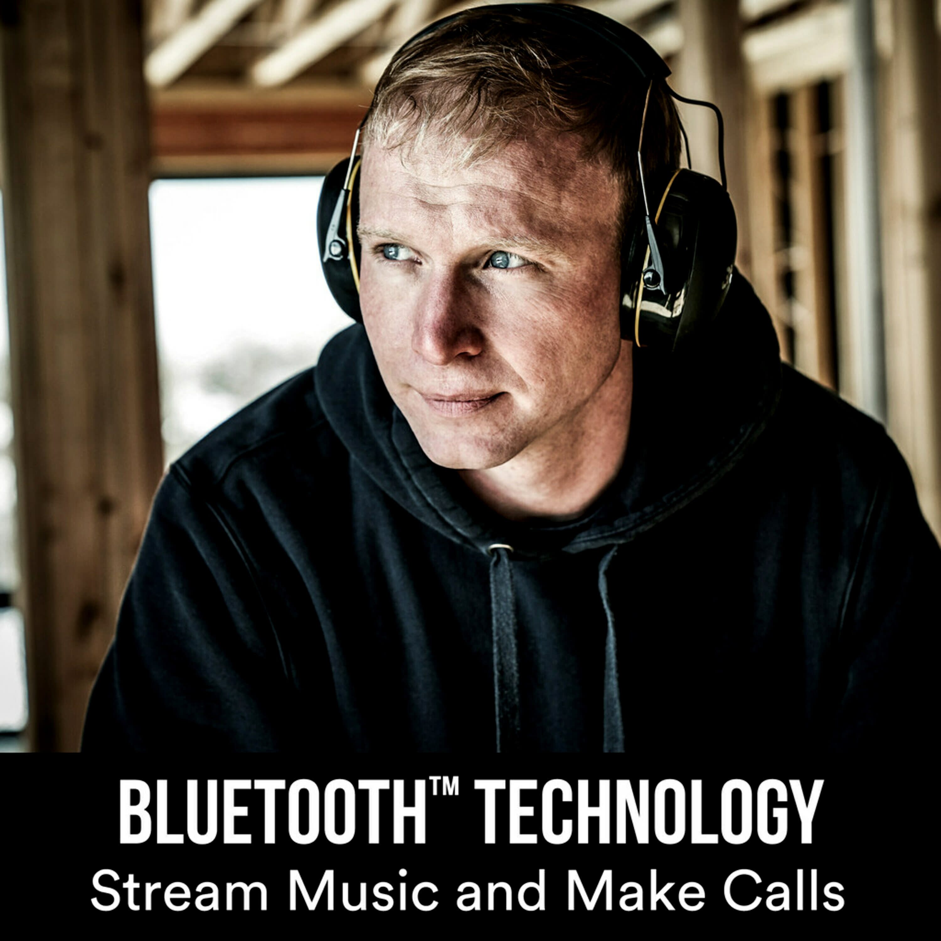 3M WorkTunes Connect Orejeras reutilizables inalámbricas para protección auditiva con compatibilidad Bluetooth Reducción de ruido de 24 dB Clasificación de reducción de ruido 90543H1-DC-PS