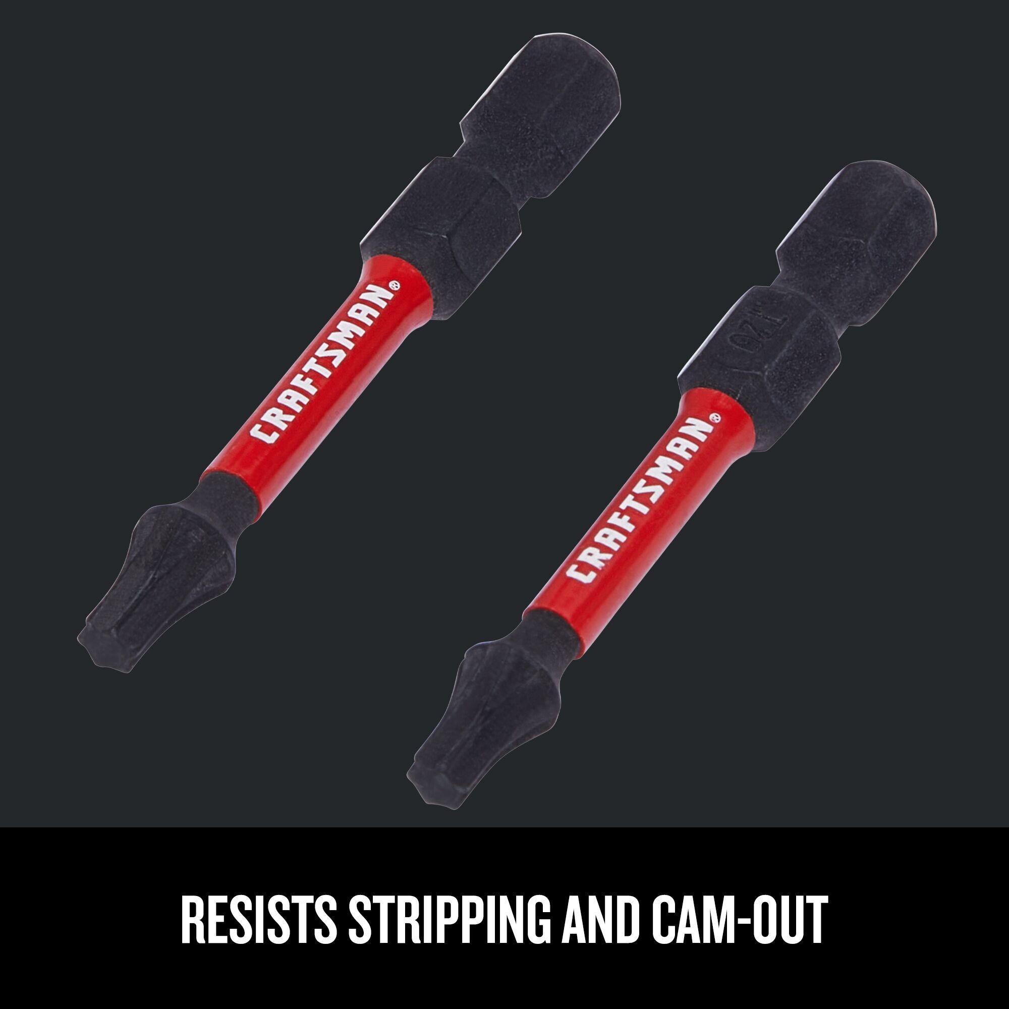 Punta de destornillador de impacto Torx de 1/4 pulgadas x 2 pulgadas de calidad resistente al impacto CRAFTSMAN 2 piezas CMAF32T202