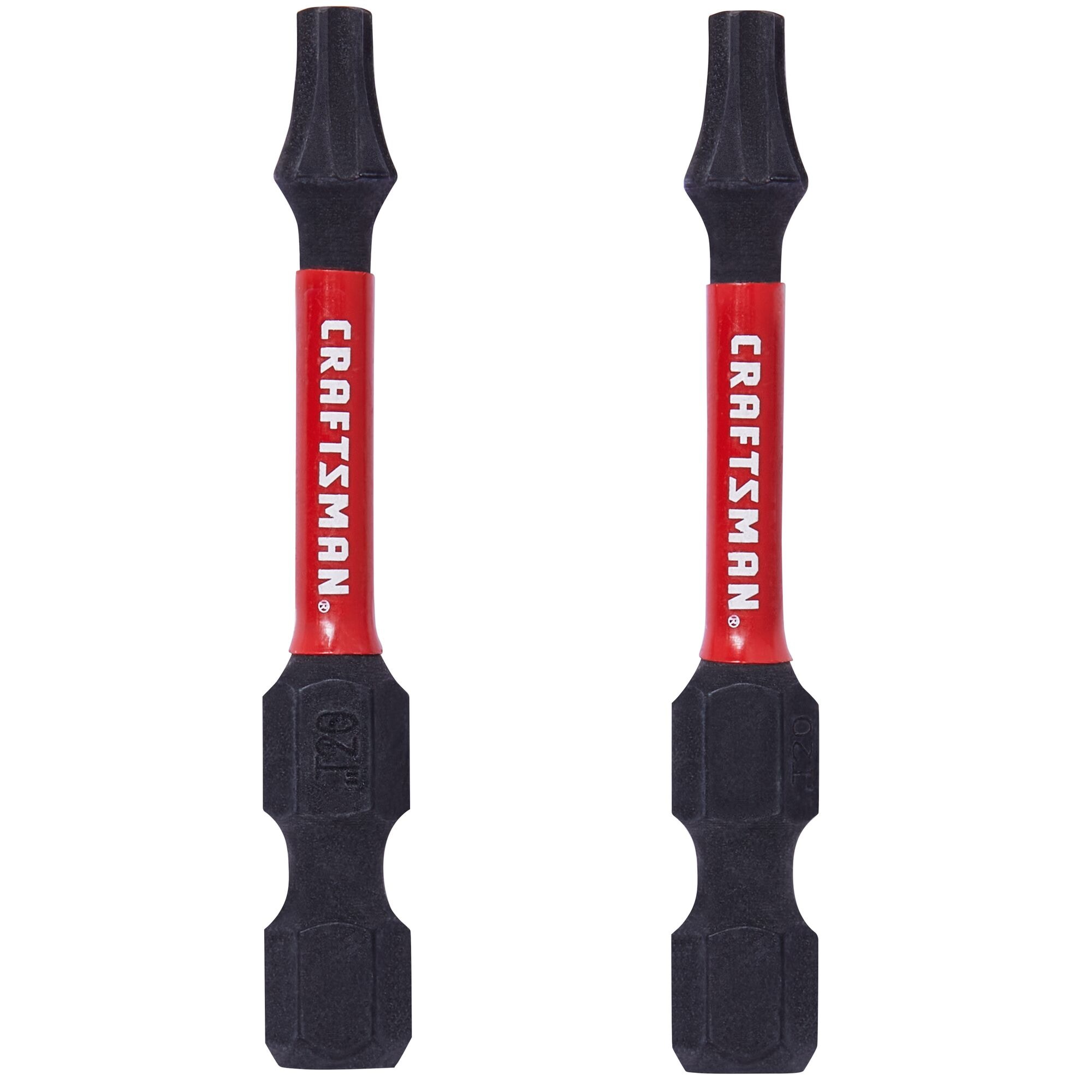 Punta de destornillador de impacto Torx de 1/4 pulgadas x 2 pulgadas de calidad resistente al impacto CRAFTSMAN 2 piezas CMAF32T202