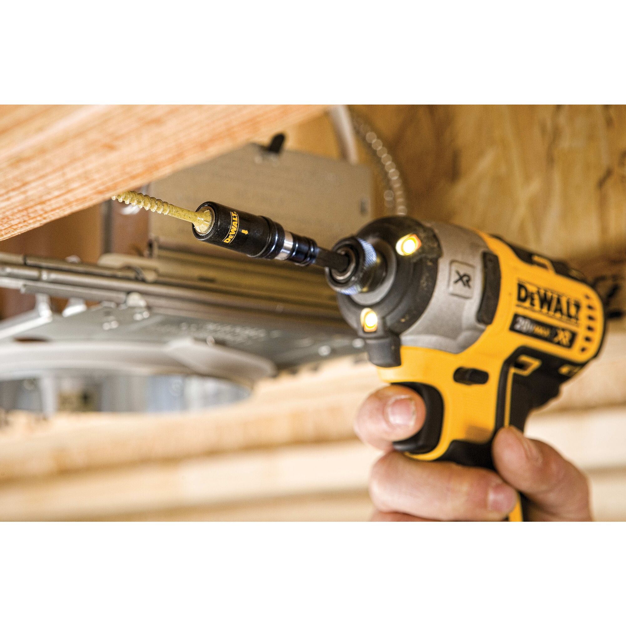 Punta de destornillador de impacto DEWALT FlexTorq de 1/4 pulgadas x 1 pulgada cuadrada/Robertson 2 piezas DWA1SQ2IR-Z