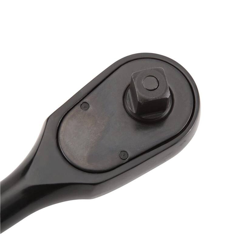 Set de herramientas mecánicas Stanley de 69 piezas con cabezas de 1/4 y 3/8 pulgadas en cromo negro SAE - 92-824