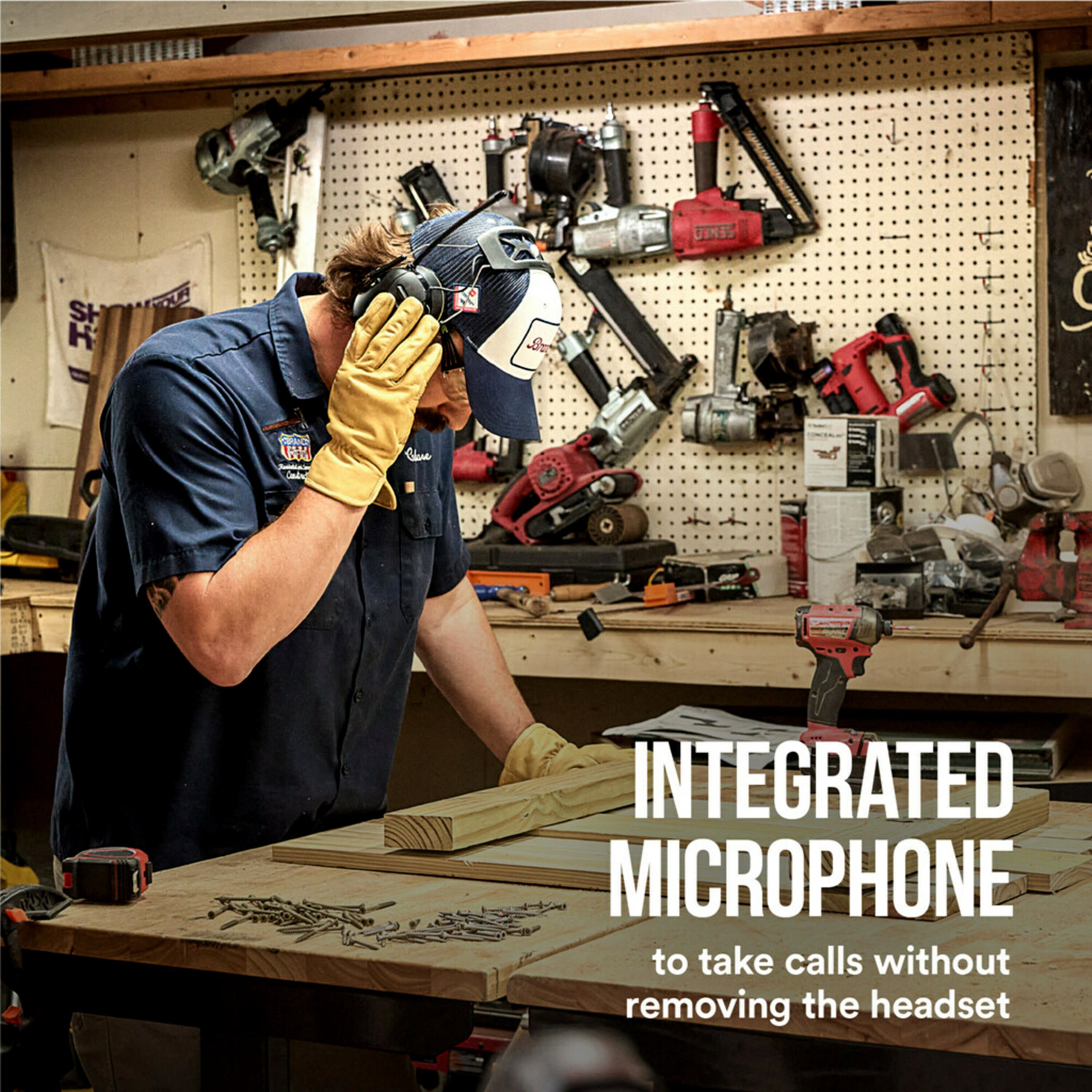 Protectores Auditivos Inalámbricos 3M Worktunes con Radio AM/FM, Bluetooth y Reducción de Ruido de 26 dB - 90572-DC