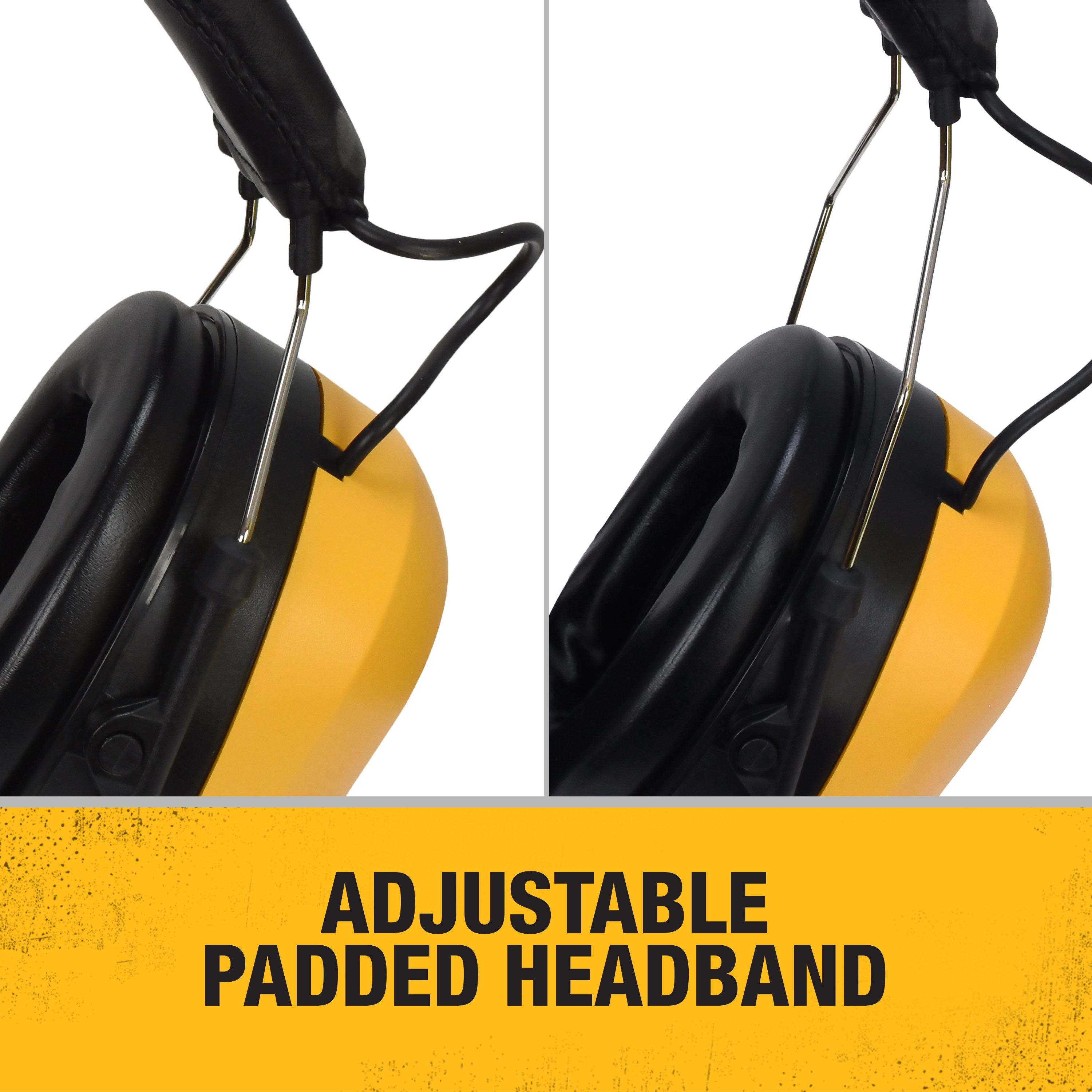 Protectores auditivos inalámbricos reutilizables DEWALT DPG17 con reducción de ruido de 25 dB.